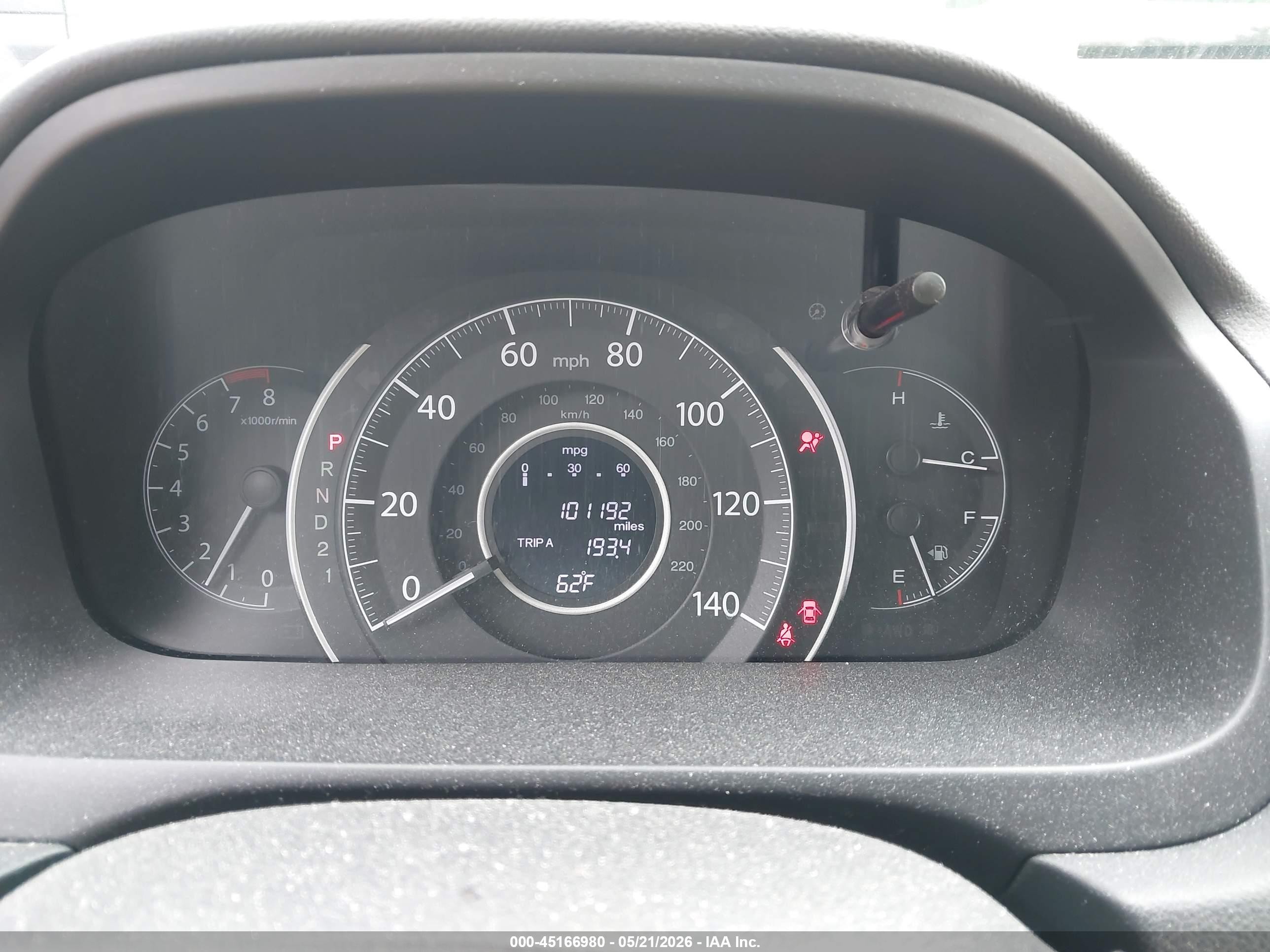 2013 Honda Cr-v Lx Silver vin: 2HKRM4H32DH630693