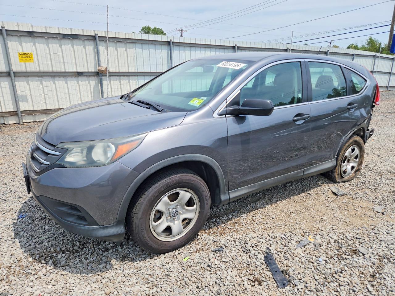 2013 Honda Cr-v Lx Charcoal vin: 2HKRM4H32DH638535