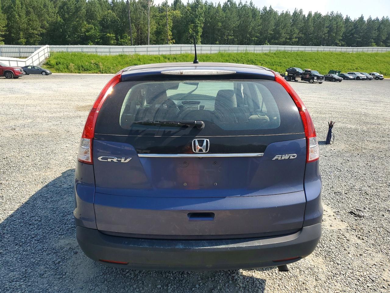 2013 Honda Cr-v Lx Blue vin: 2HKRM4H32DH648031