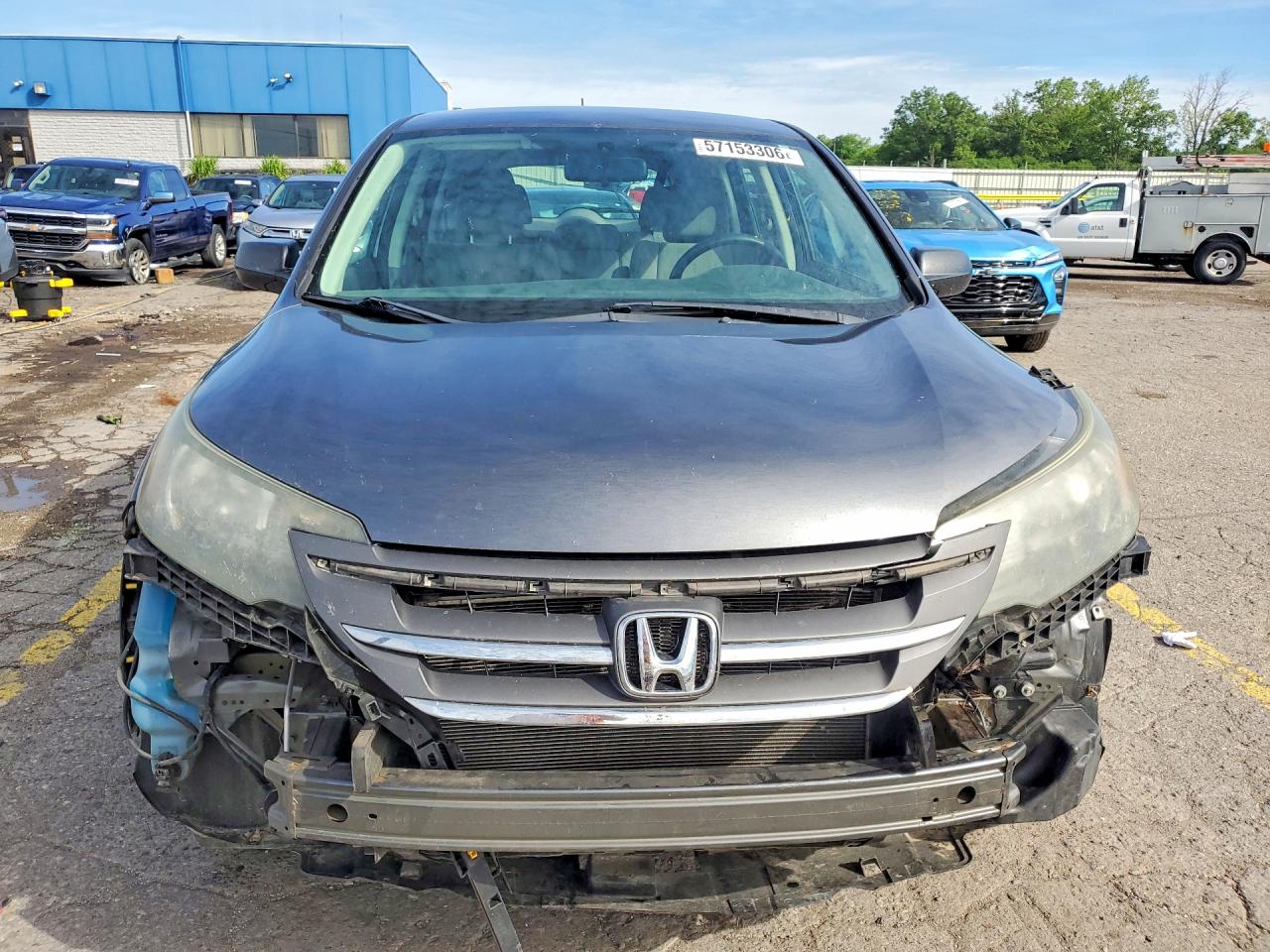 2013 Honda Cr-v Lx Серый vin: 2HKRM4H32DH661720