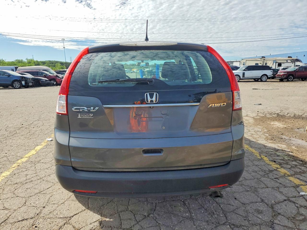 2013 Honda Cr-v Lx Серый vin: 2HKRM4H32DH661720