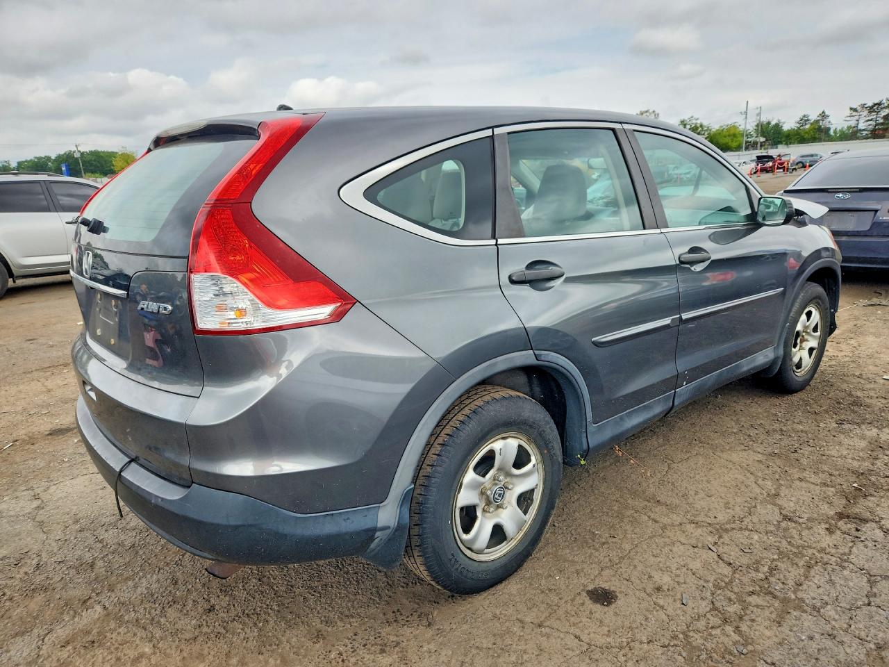 2013 Honda Cr-v Lx Gray vin: 2HKRM4H32DH667193