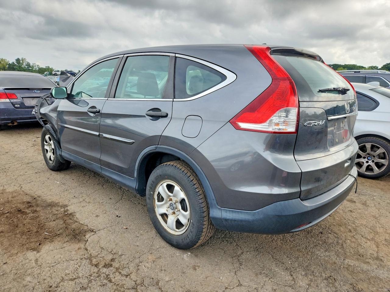 2013 Honda Cr-v Lx Gray vin: 2HKRM4H32DH667193