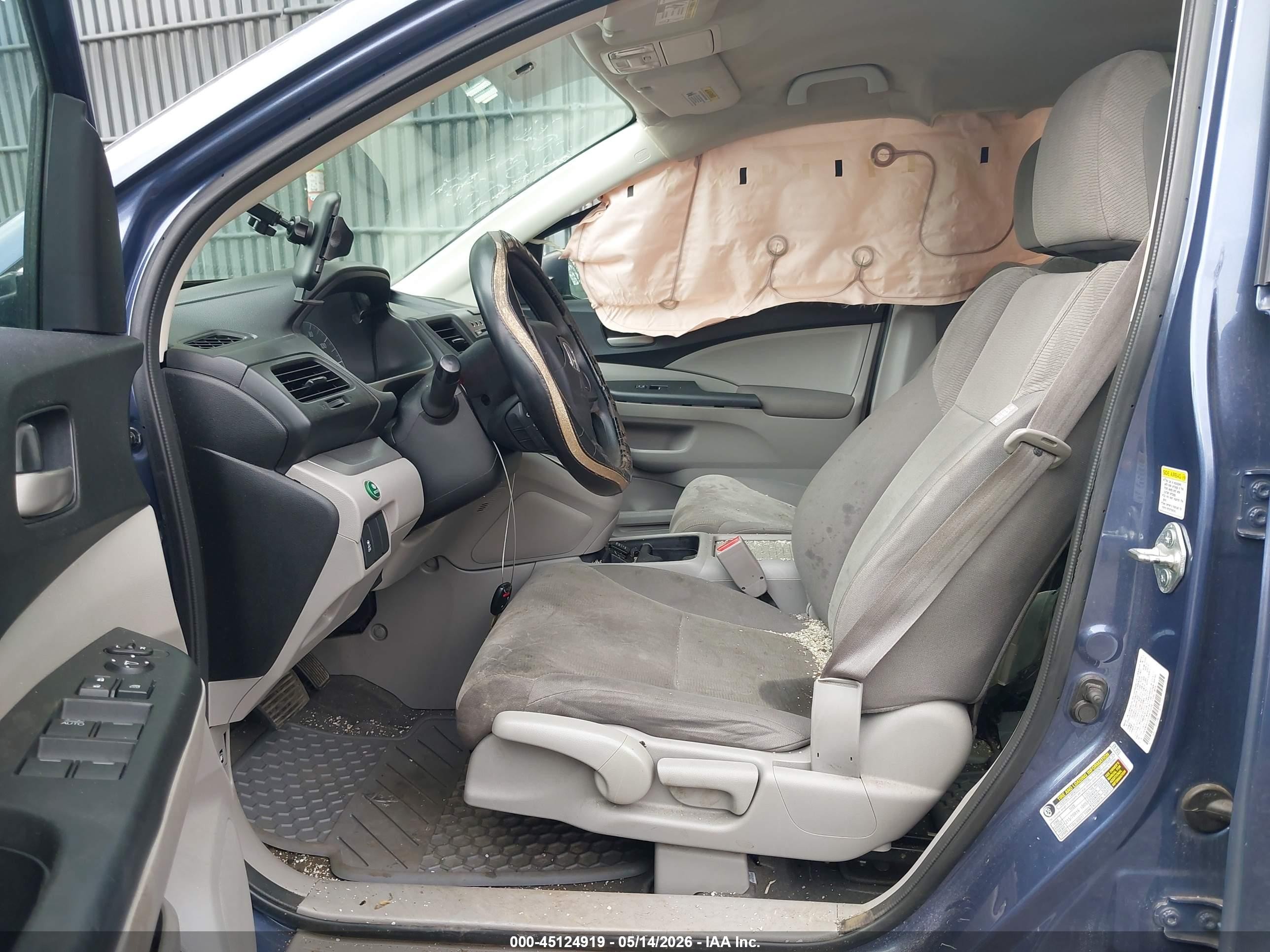 2013 Honda Cr-v Lx Dark Blue vin: 2HKRM4H32DH673334