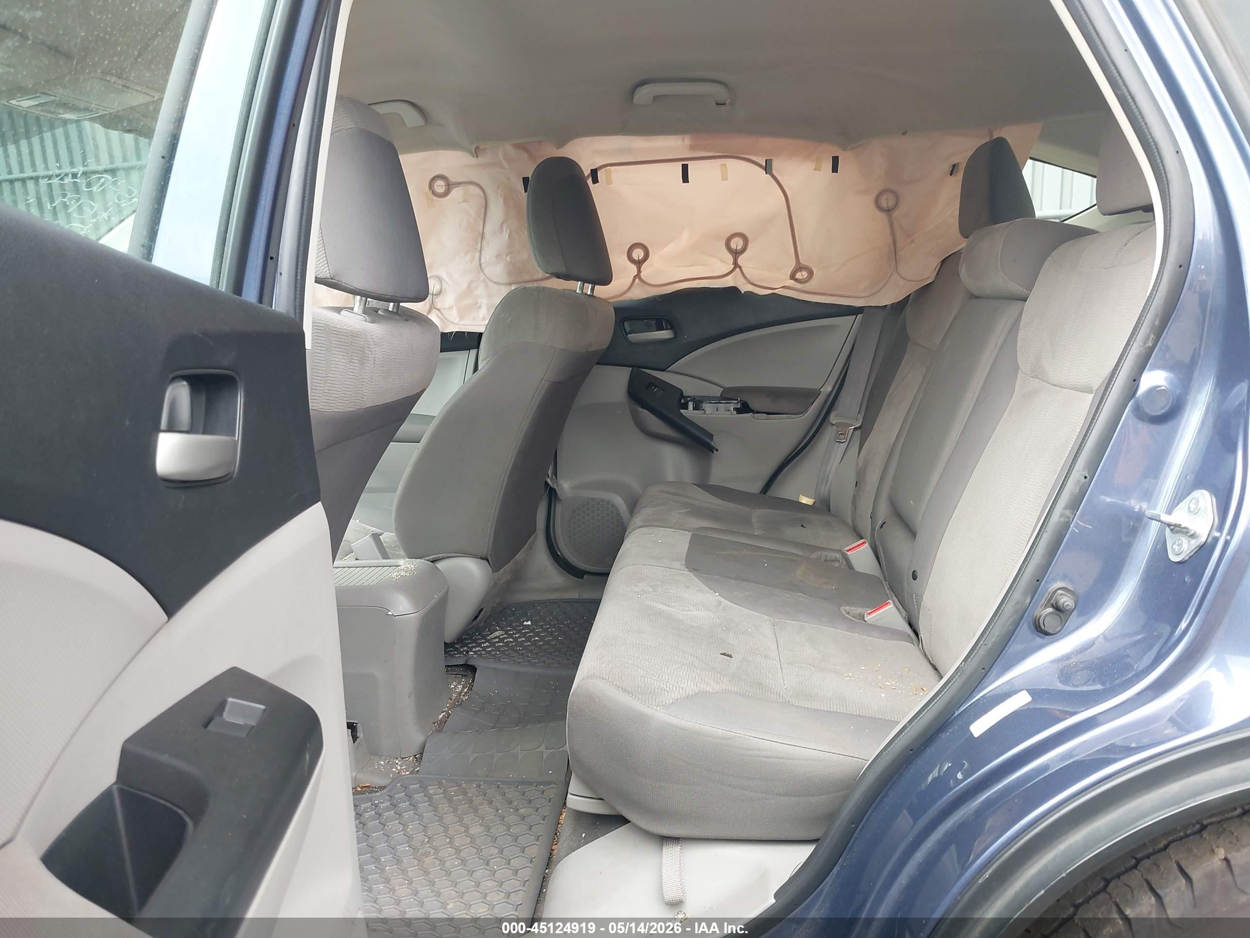 2013 Honda Cr-v Lx Dark Blue vin: 2HKRM4H32DH673334