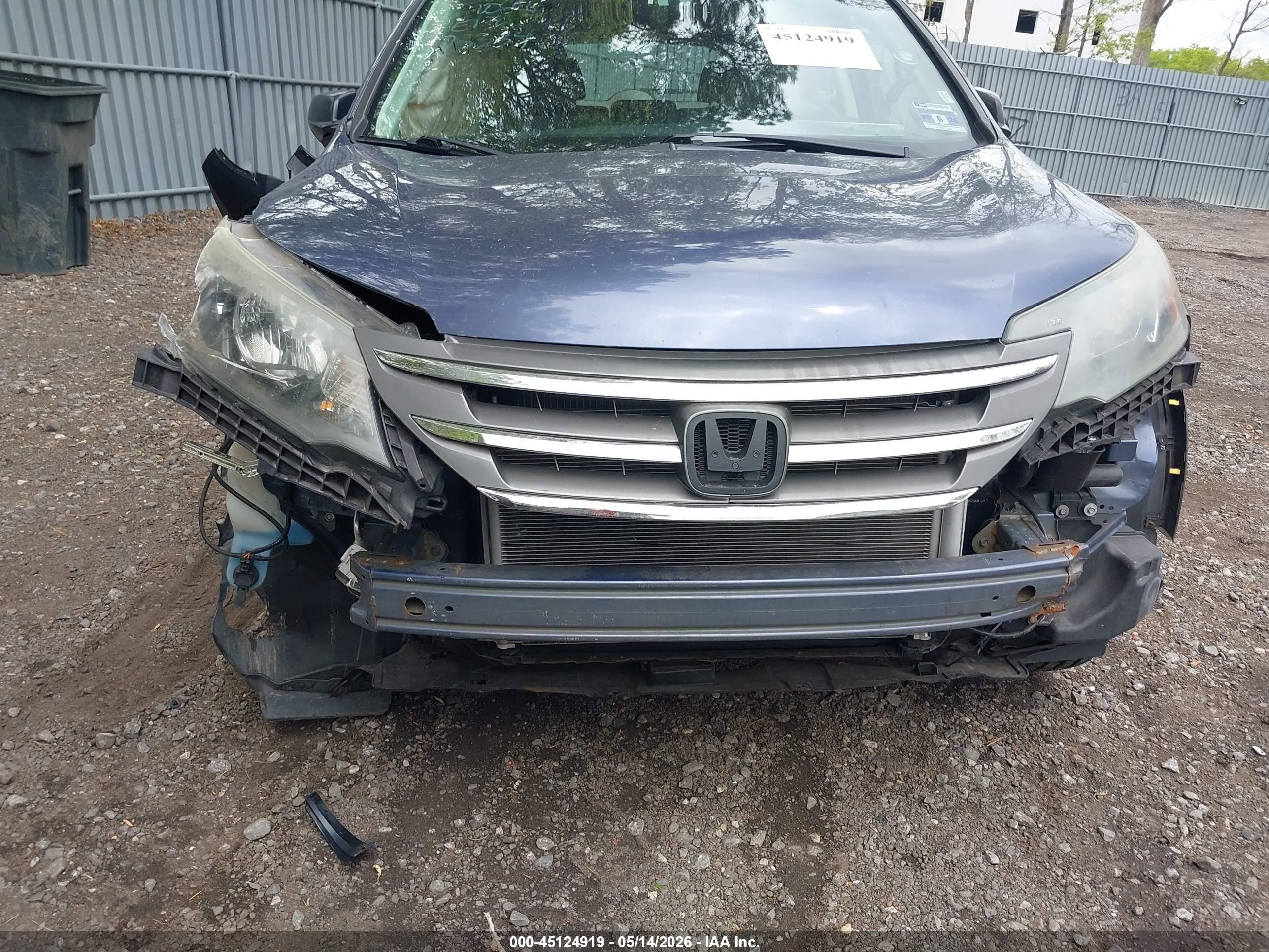 2013 Honda Cr-v Lx Dark Blue vin: 2HKRM4H32DH673334