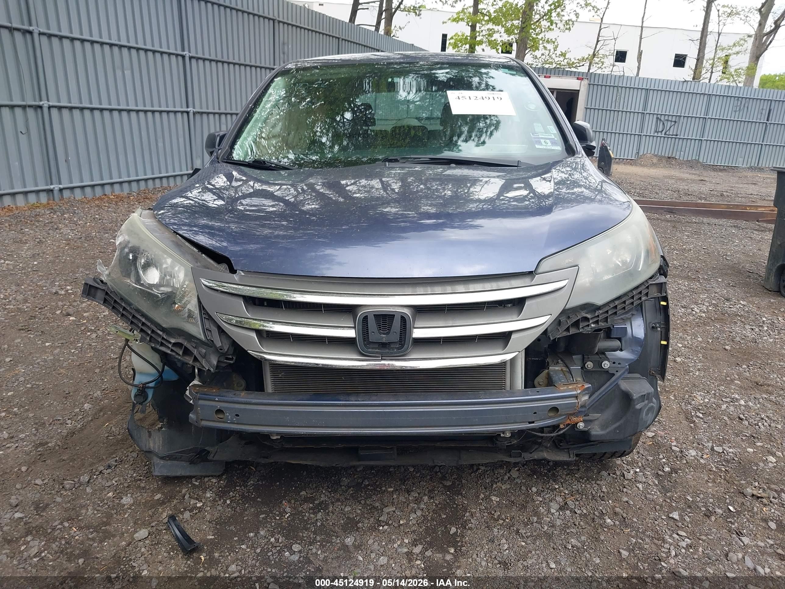 2013 Honda Cr-v Lx Dark Blue vin: 2HKRM4H32DH673334