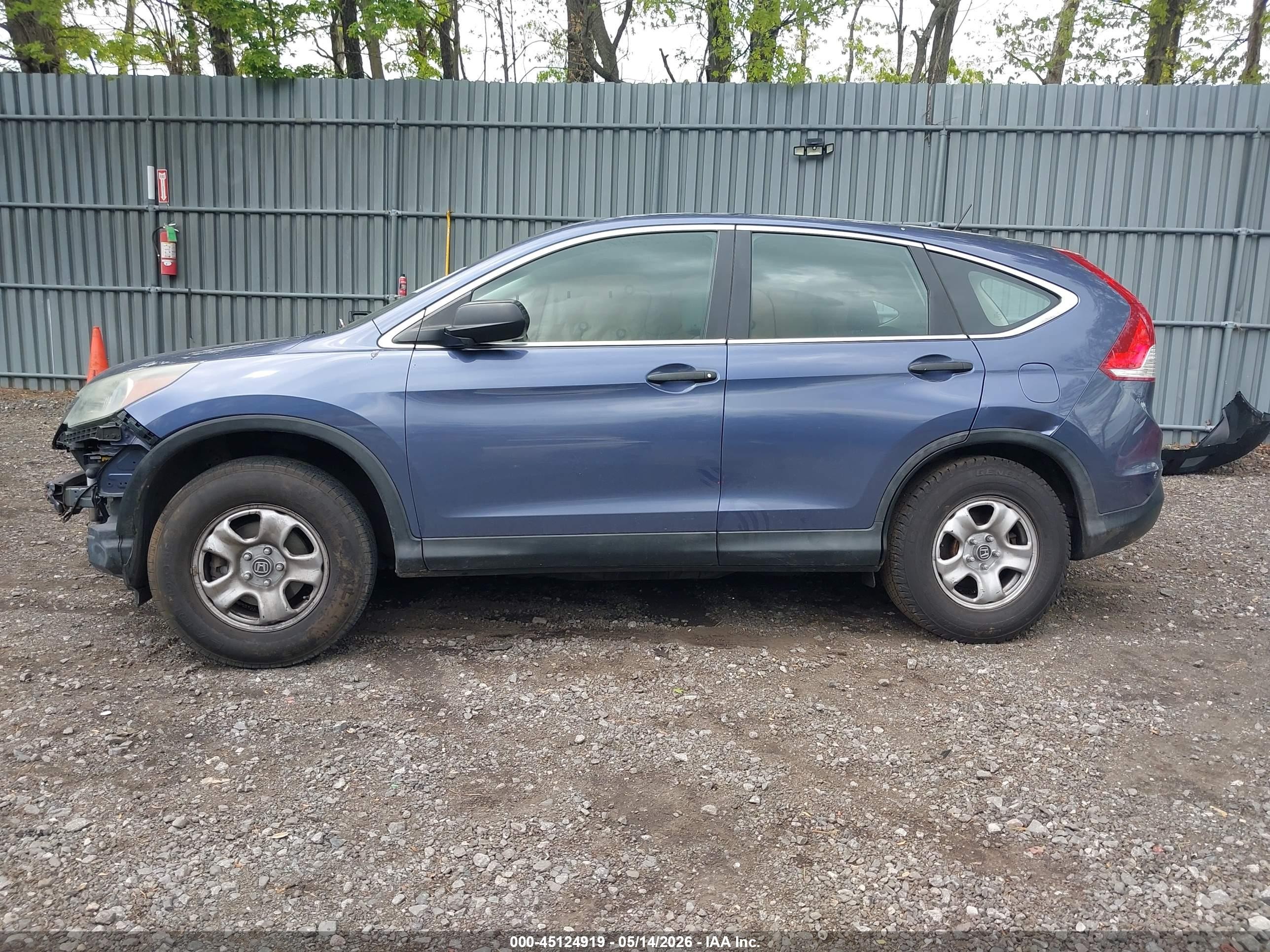 2013 Honda Cr-v Lx Dark Blue vin: 2HKRM4H32DH673334
