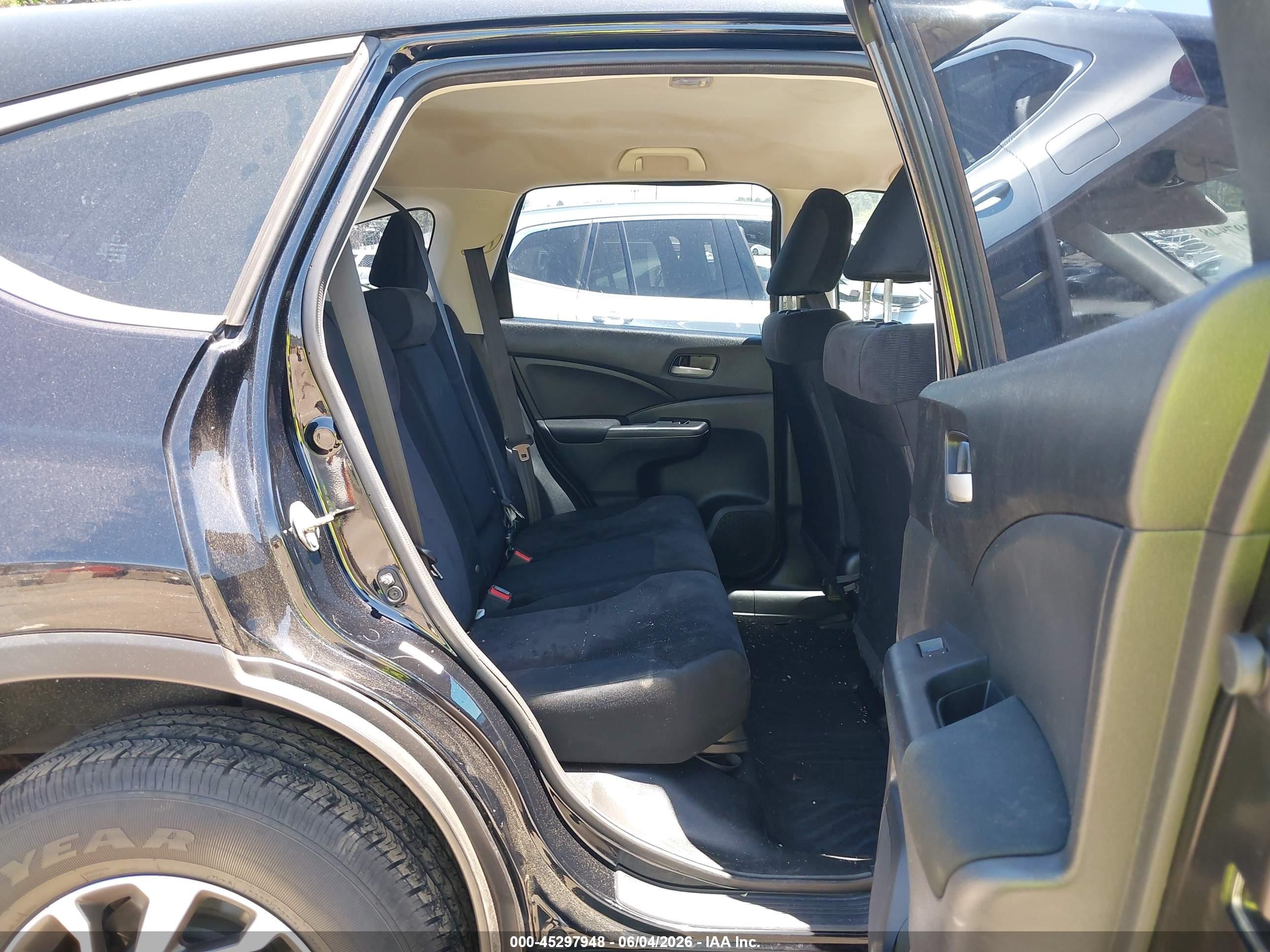 2014 Honda Cr-v Lx Black vin: 2HKRM4H32EH617993