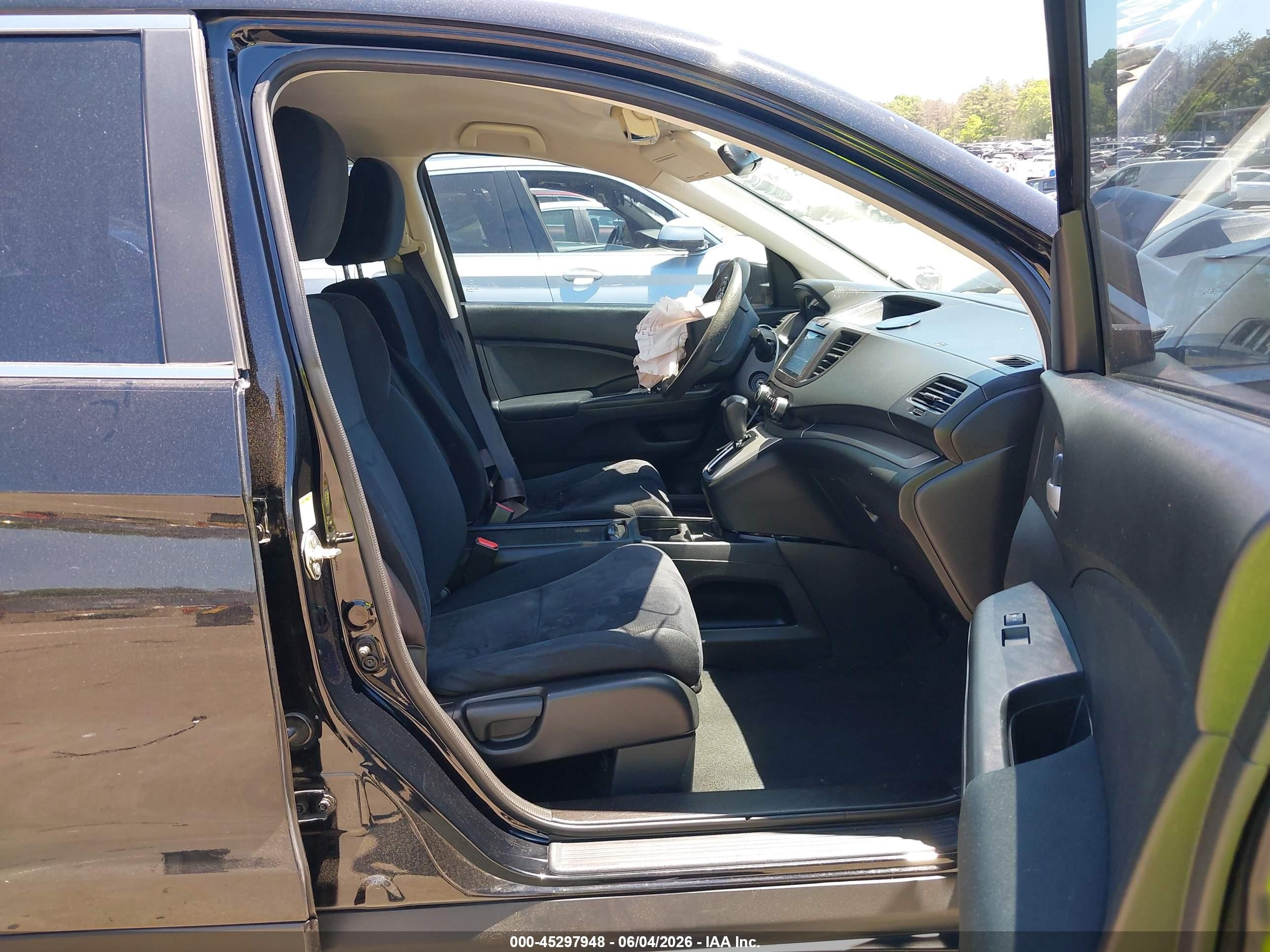 2014 Honda Cr-v Lx Black vin: 2HKRM4H32EH617993