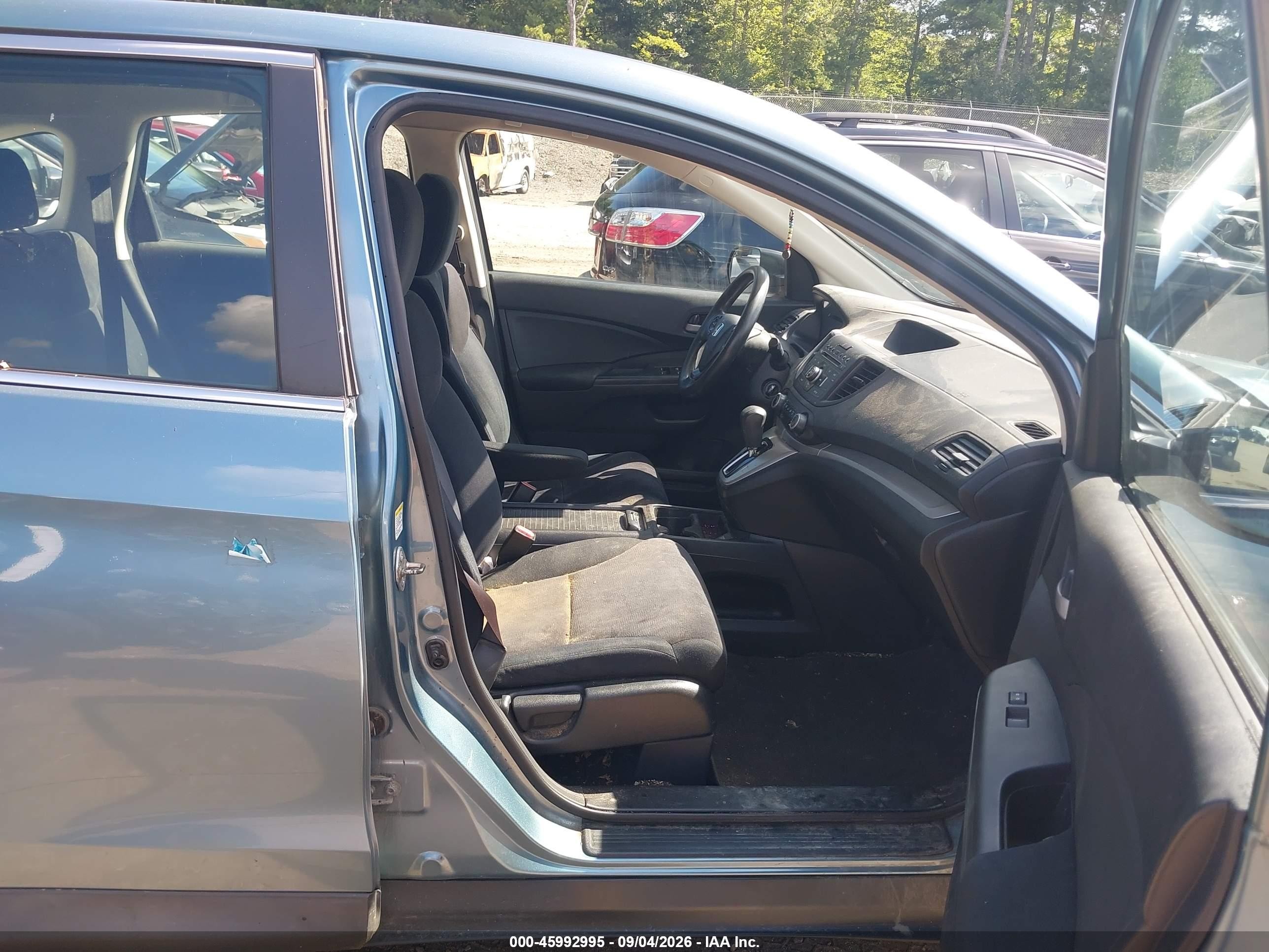 2014 Honda Cr-v Lx Blue vin: 2HKRM4H32EH643025