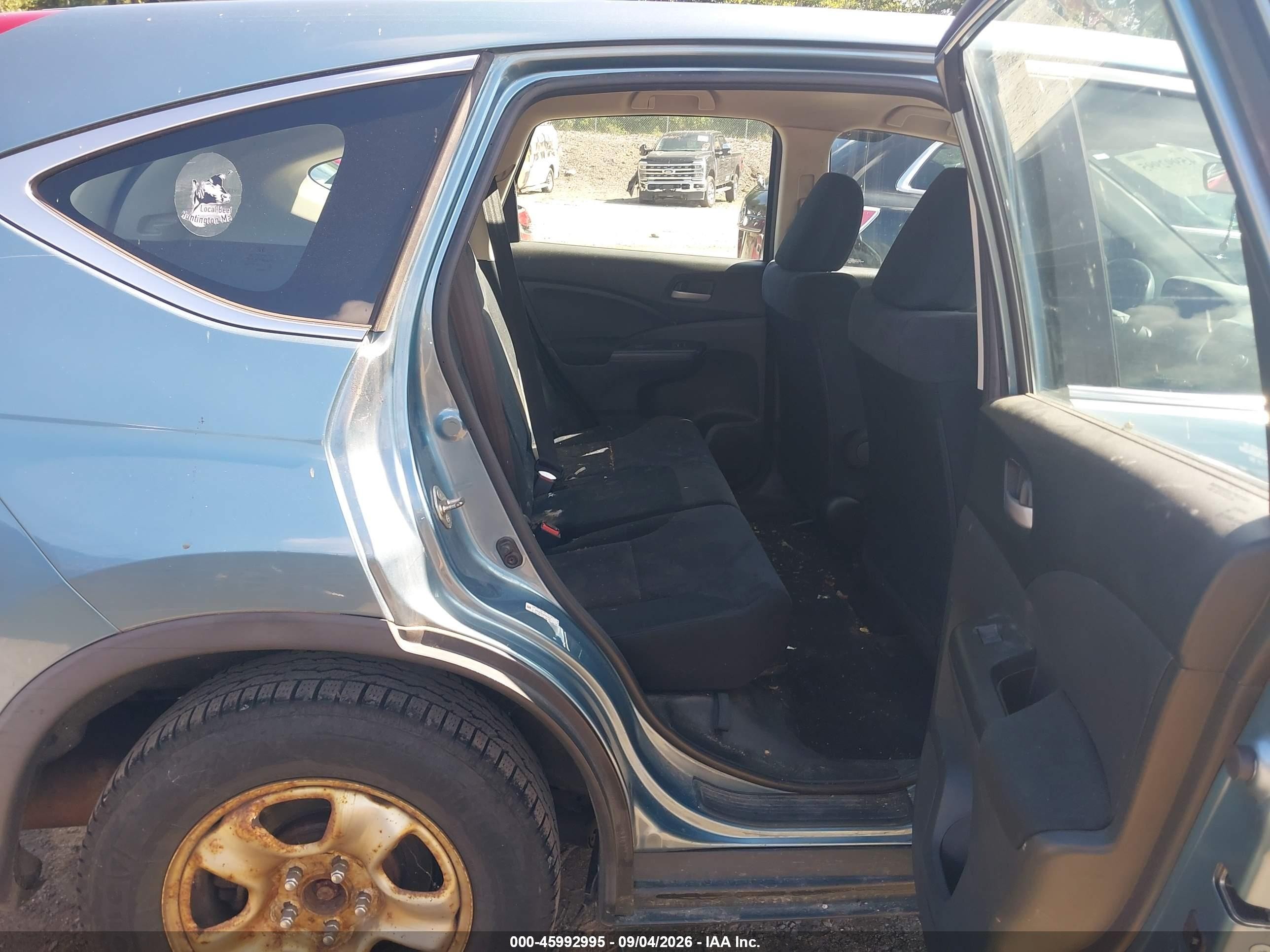 2014 Honda Cr-v Lx Blue vin: 2HKRM4H32EH643025