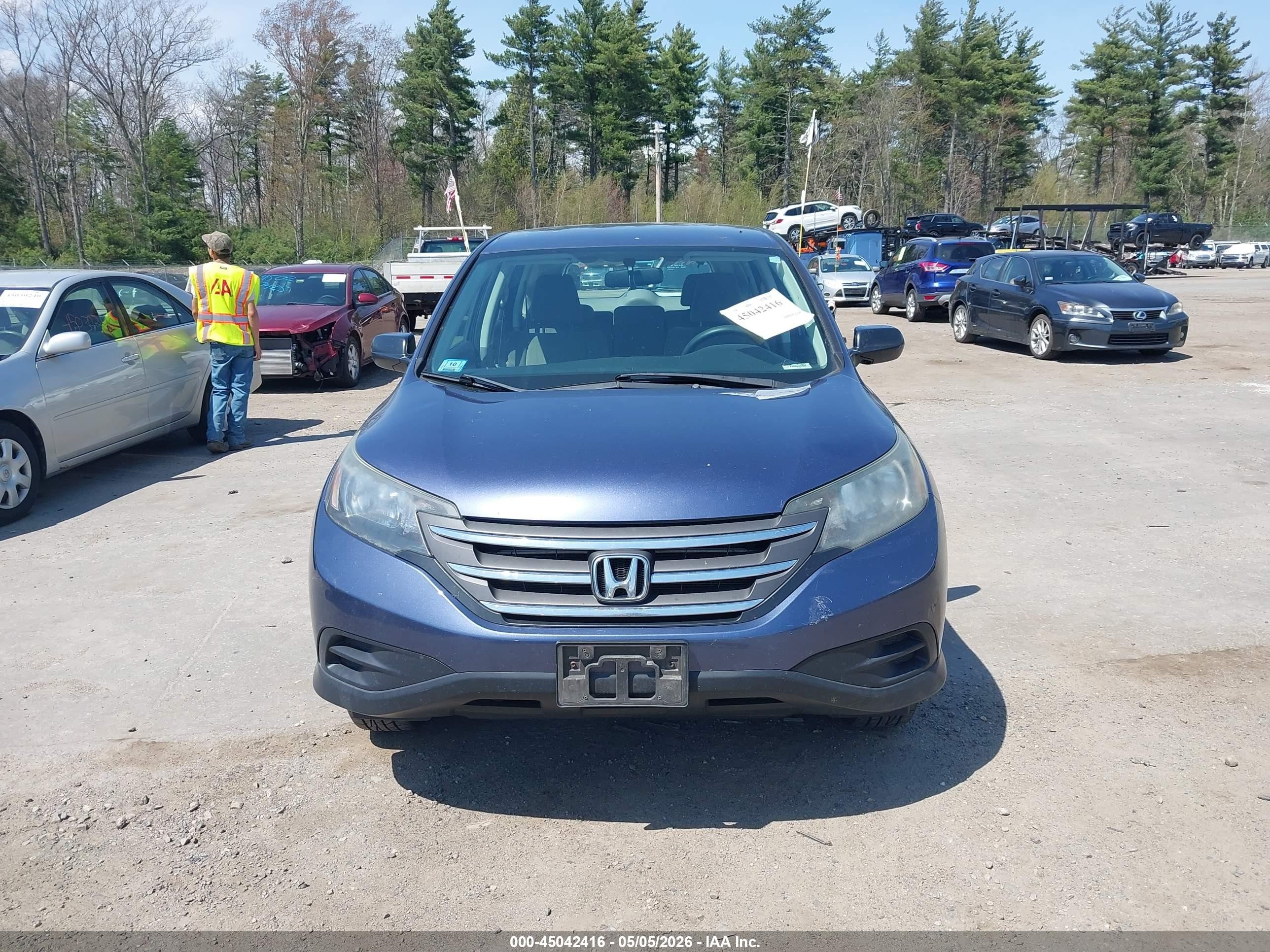 2014 Honda Cr-v Lx Light Blue vin: 2HKRM4H32EH664067