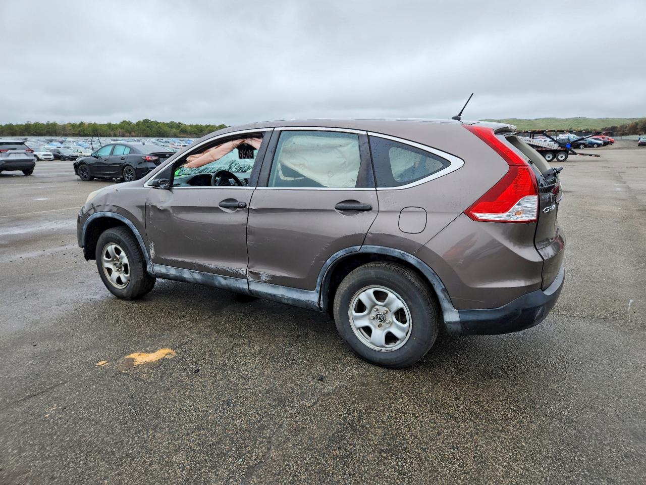 2014 Honda Cr-v Lx Tan vin: 2HKRM4H32EH684254