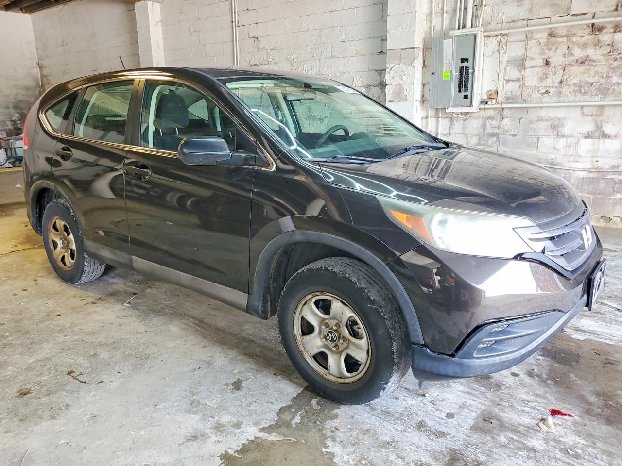 2014 Honda Cr-v Lx Brown vin: 2HKRM4H32EH685288
