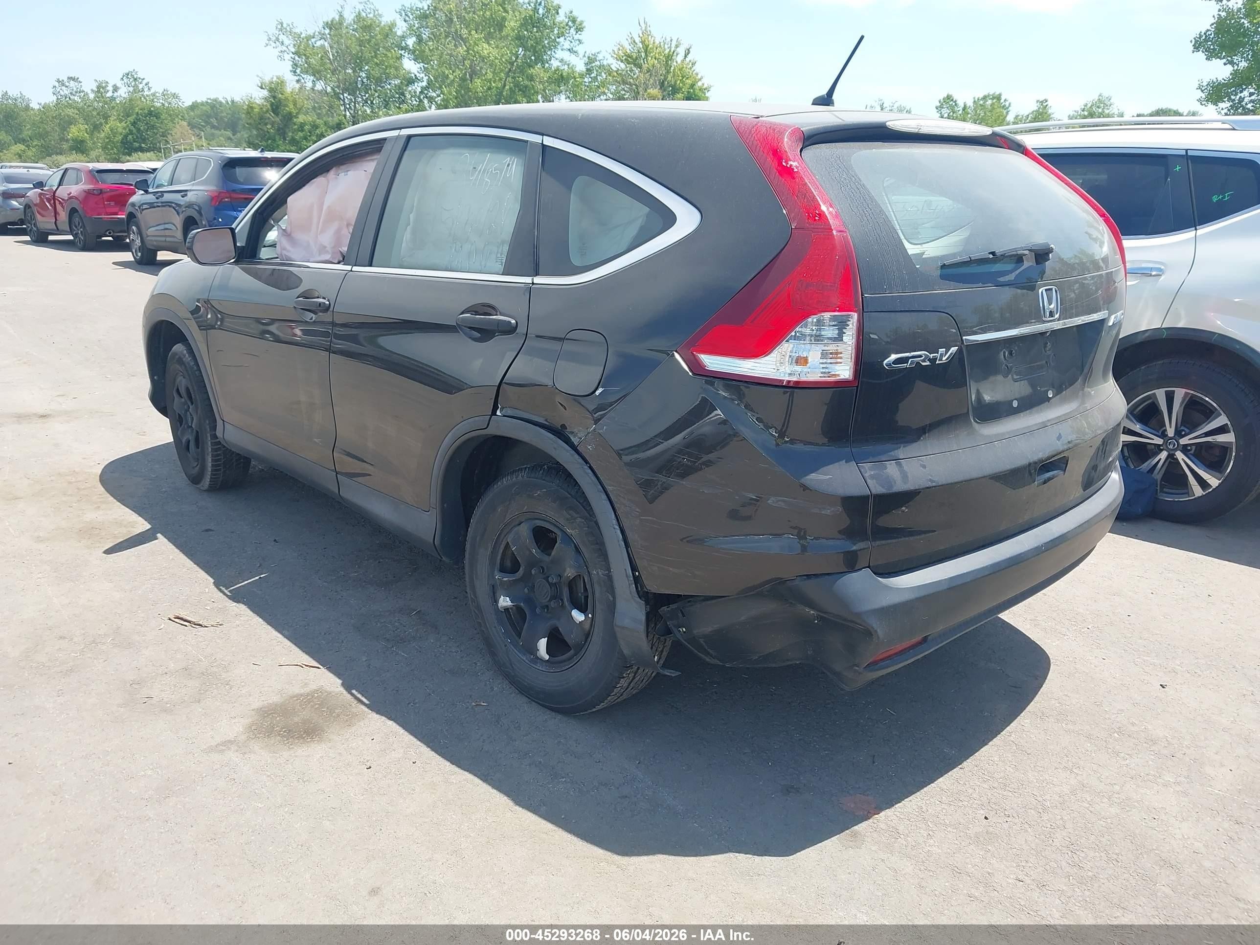 2014 Honda Cr-v Lx Gray vin: 2HKRM4H32EH692984