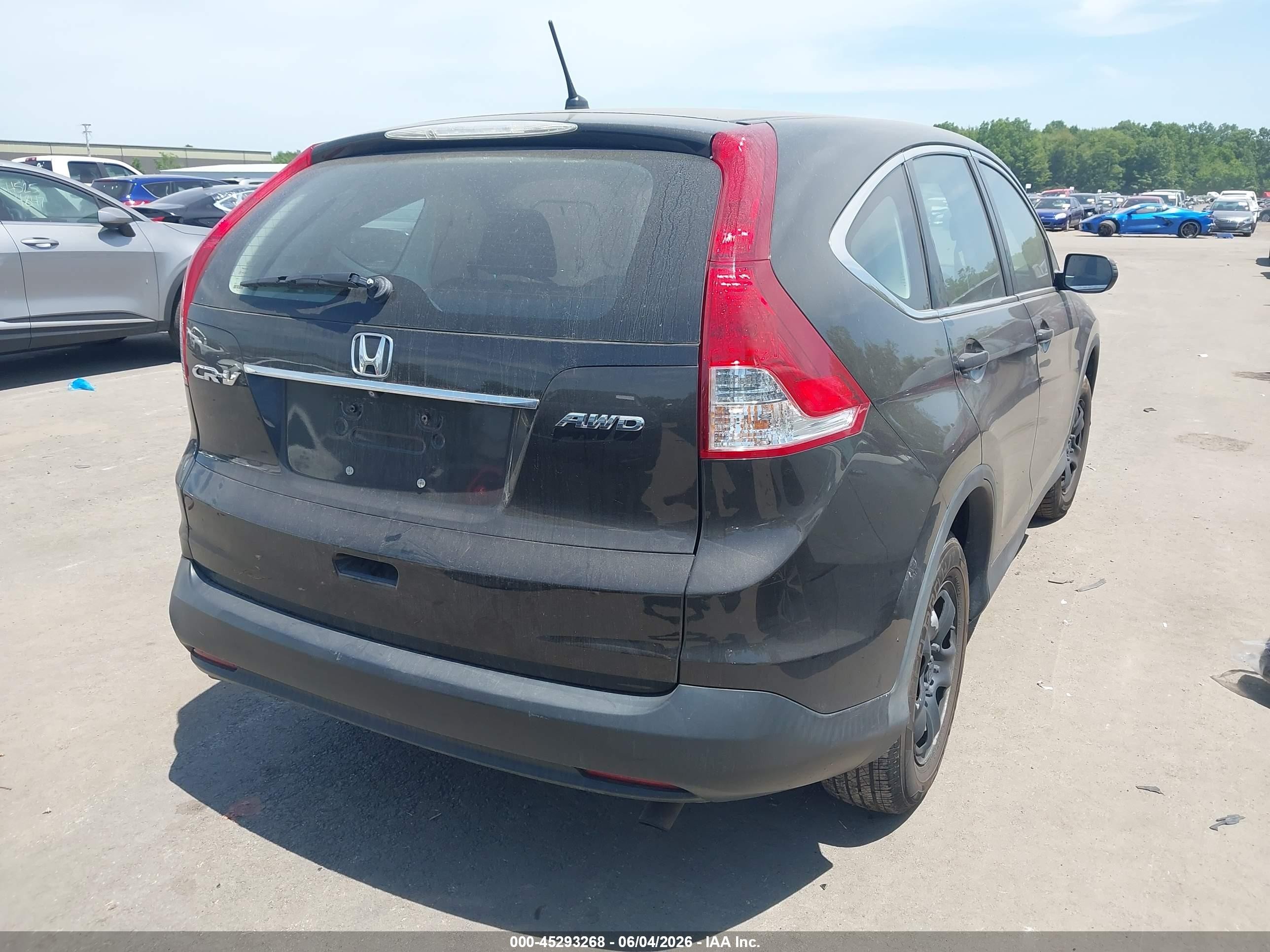 2014 Honda Cr-v Lx Gray vin: 2HKRM4H32EH692984