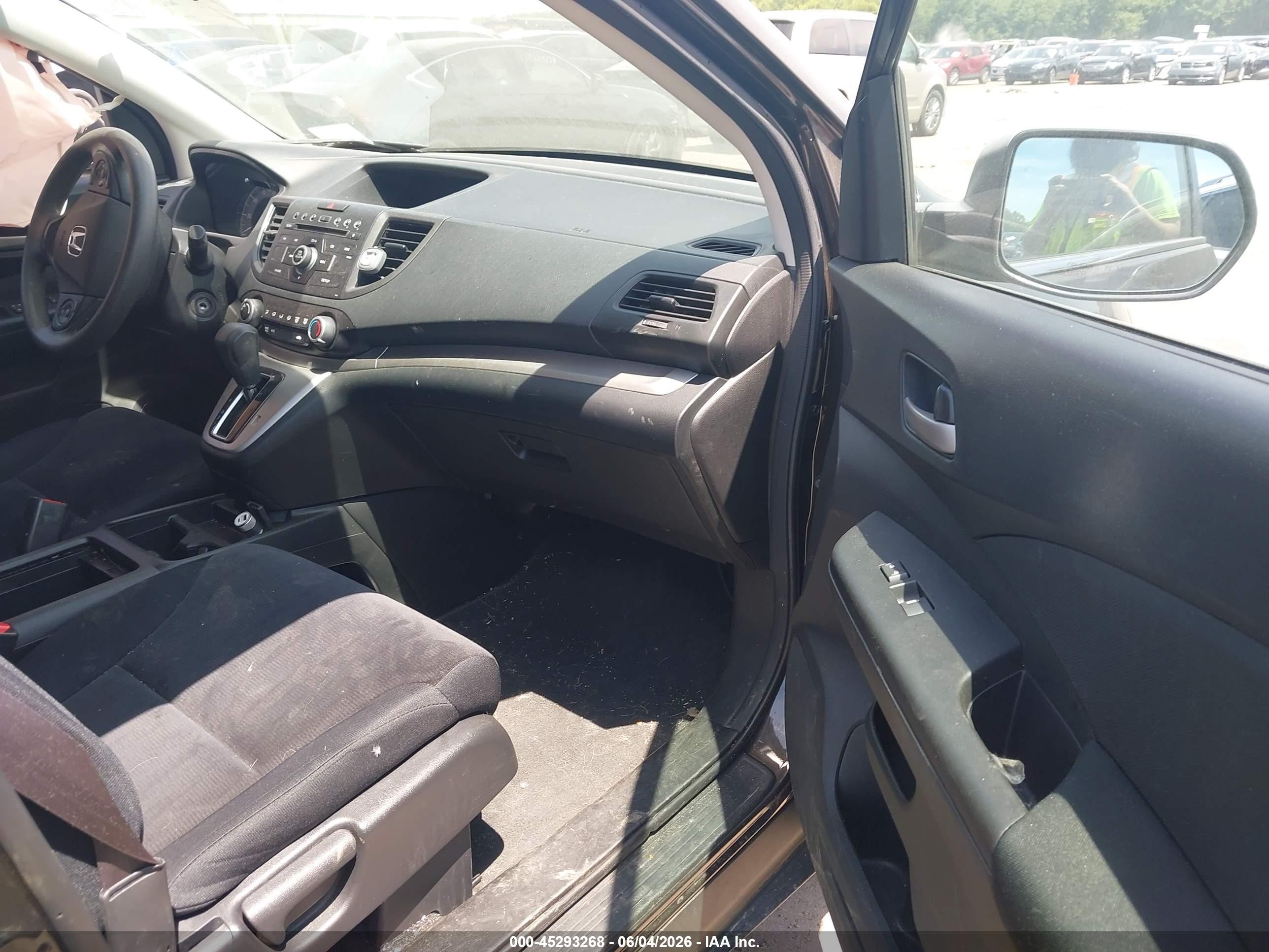 2014 Honda Cr-v Lx Gray vin: 2HKRM4H32EH692984