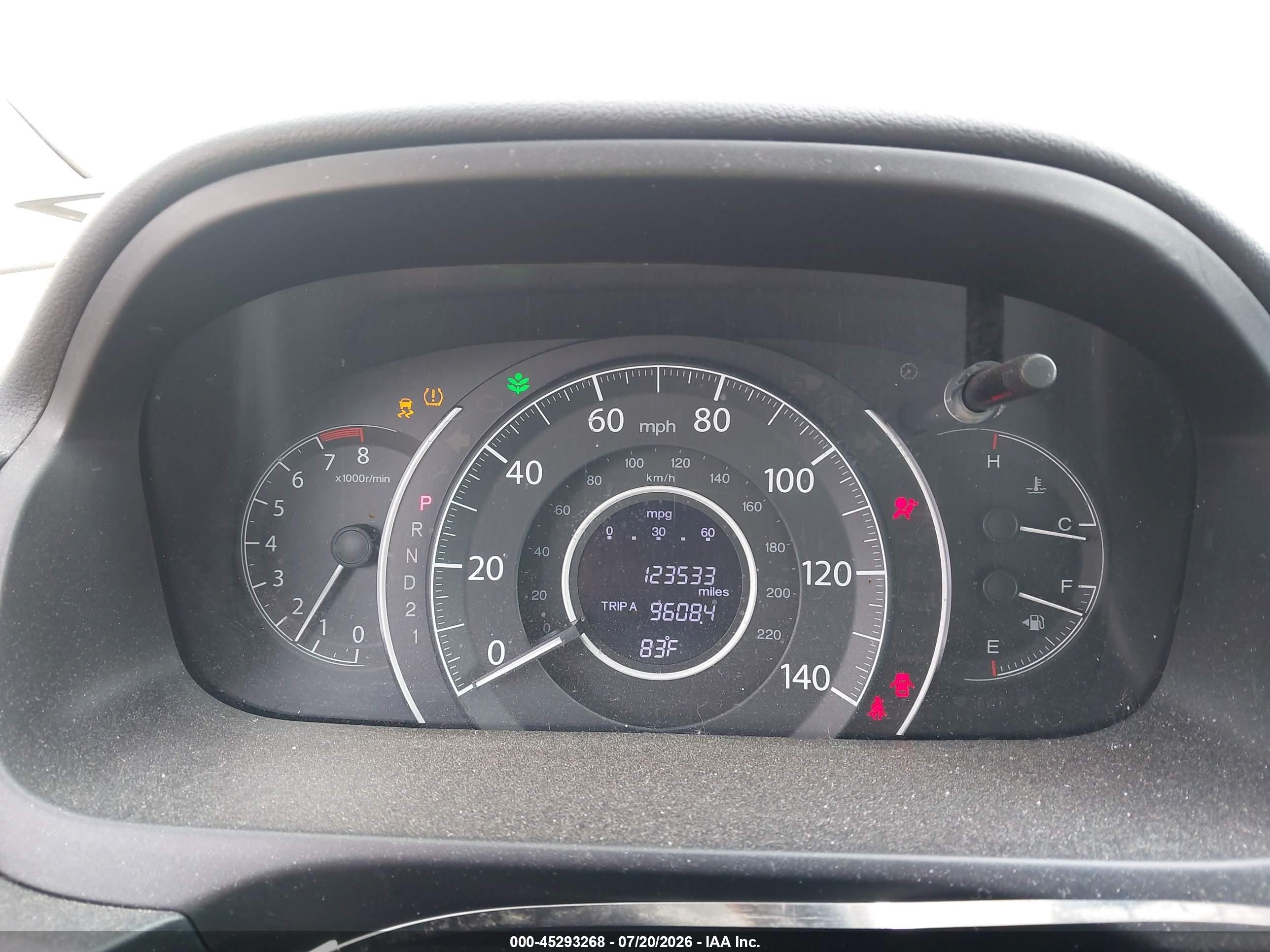 2014 Honda Cr-v Lx Gray vin: 2HKRM4H32EH692984