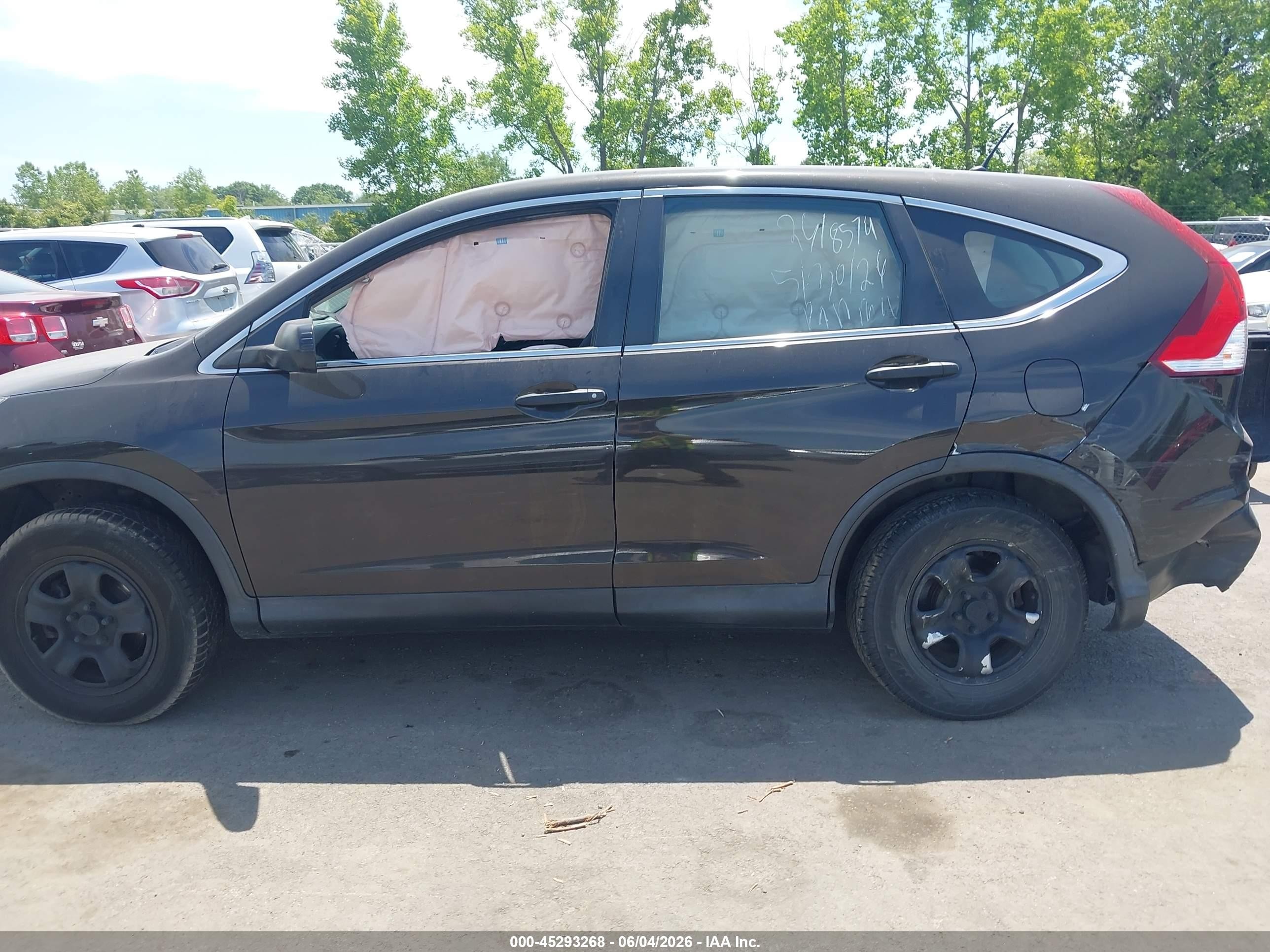 2014 Honda Cr-v Lx Gray vin: 2HKRM4H32EH692984