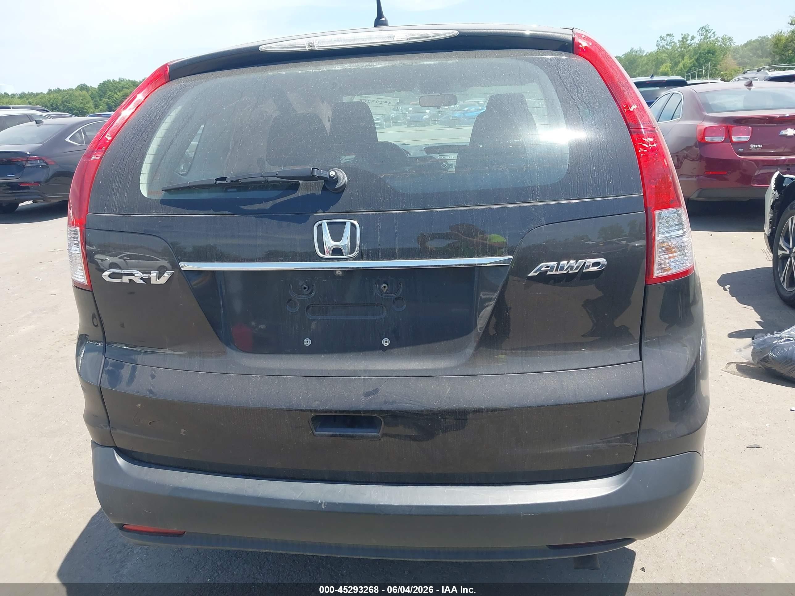 2014 Honda Cr-v Lx Gray vin: 2HKRM4H32EH692984