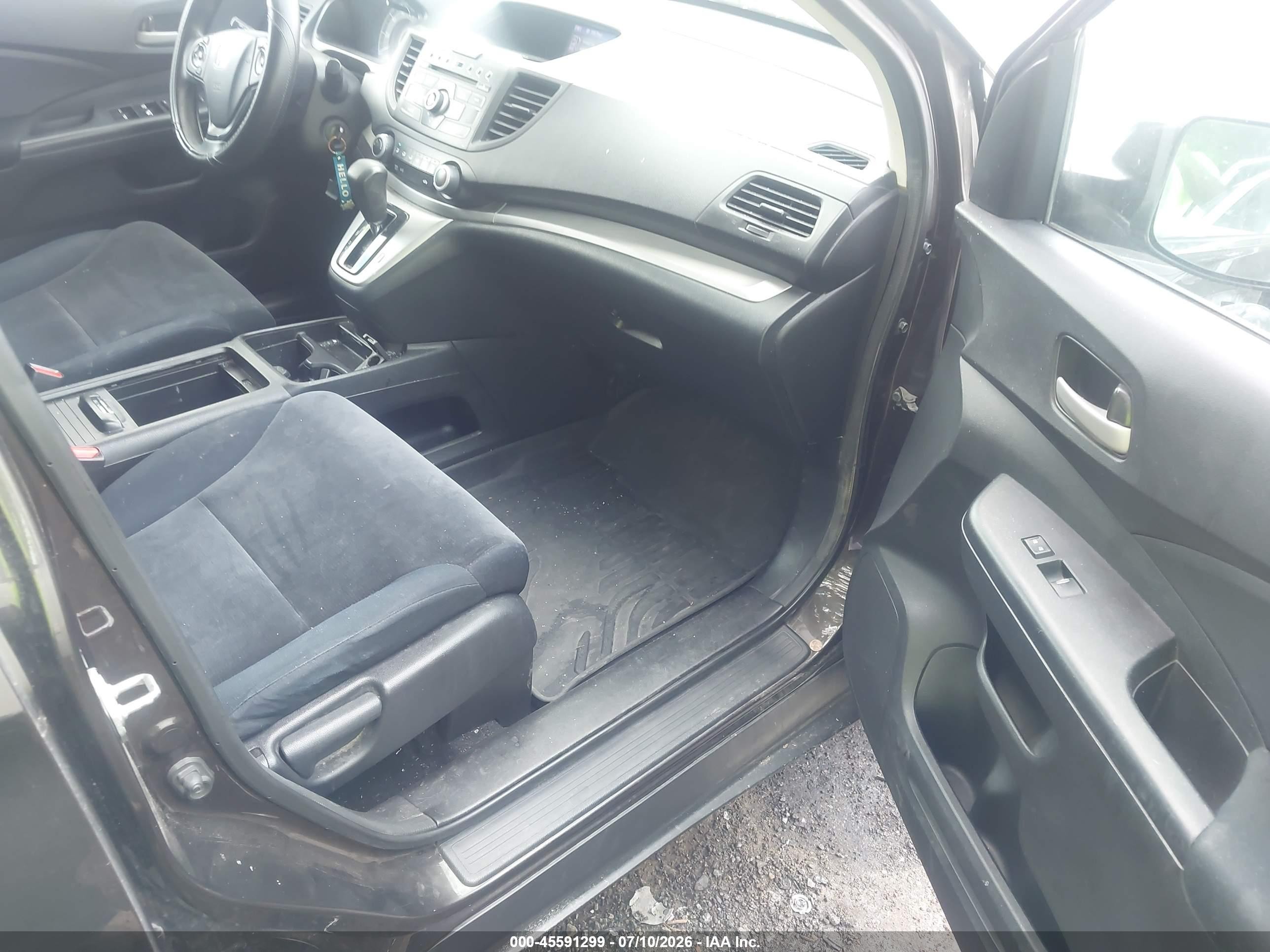 2014 Honda Cr-v Lx Gray vin: 2HKRM4H32EH693570
