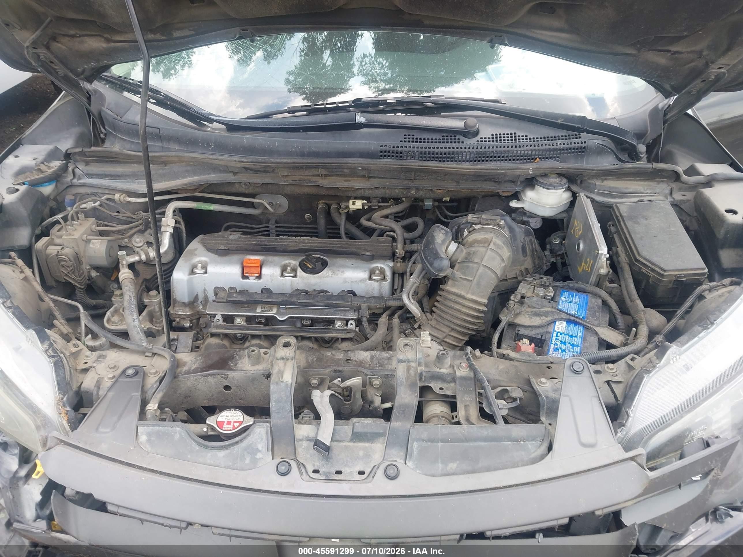 2014 Honda Cr-v Lx Gray vin: 2HKRM4H32EH693570