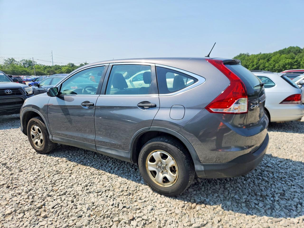 2014 Honda Cr-v Lx Gray vin: 2HKRM4H32EH717091