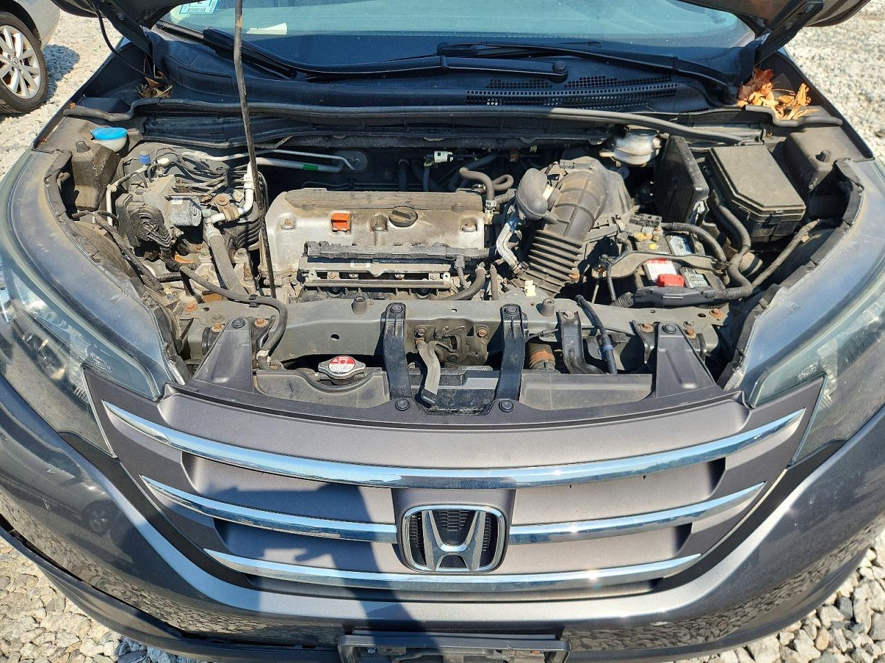 2014 Honda Cr-v Lx Gray vin: 2HKRM4H32EH717091