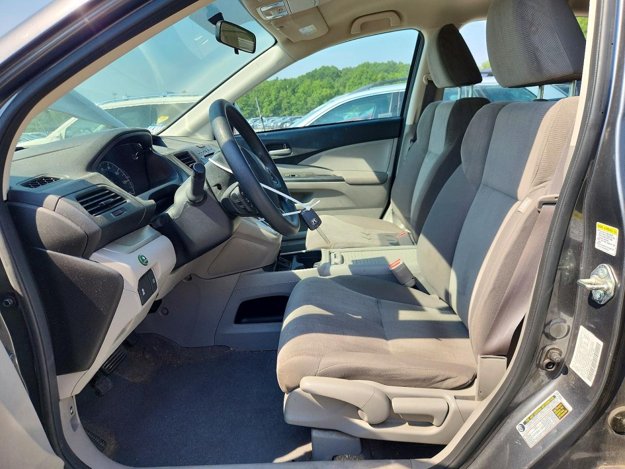 2014 Honda Cr-v Lx Gray vin: 2HKRM4H32EH717091