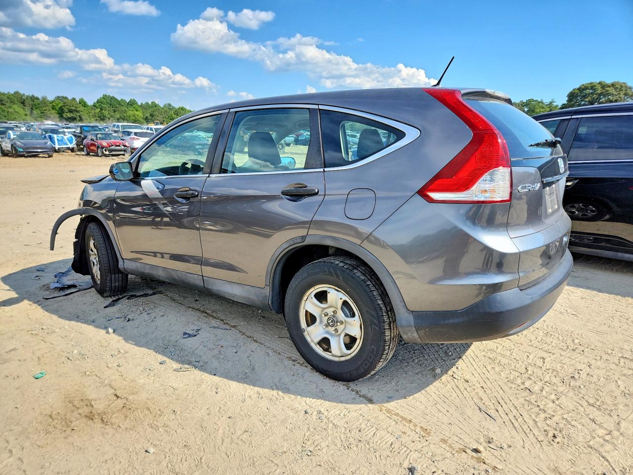 2014 Honda Cr-v Lx Gray vin: 2HKRM4H32EH724140
