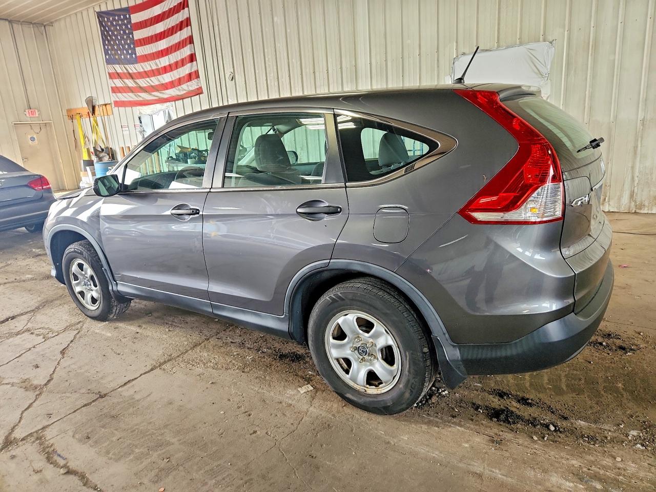 2014 Honda Cr-v Lx Gray vin: 2HKRM4H32EH726955