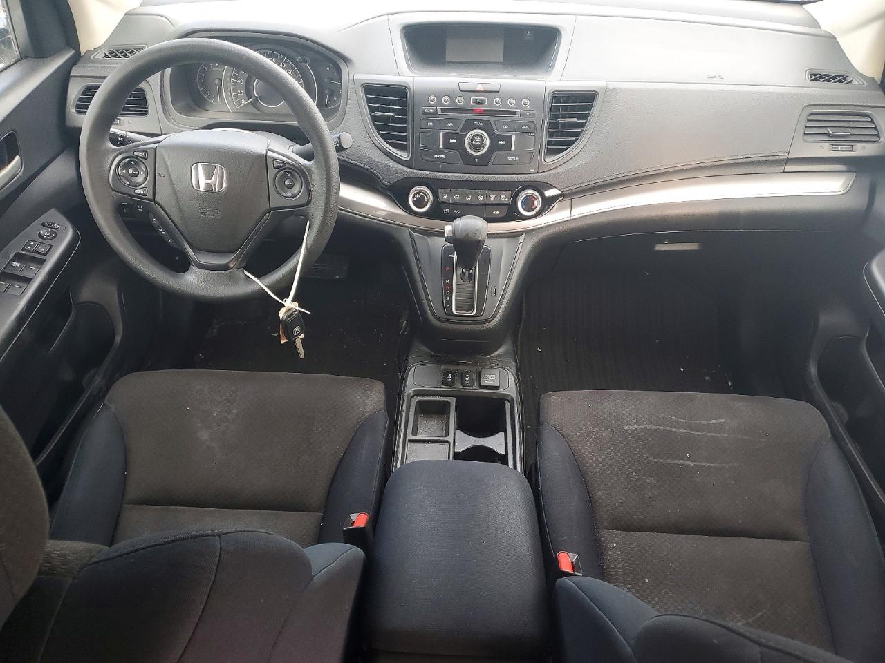 2015 Honda Cr-v Lx White vin: 2HKRM4H32FH130262