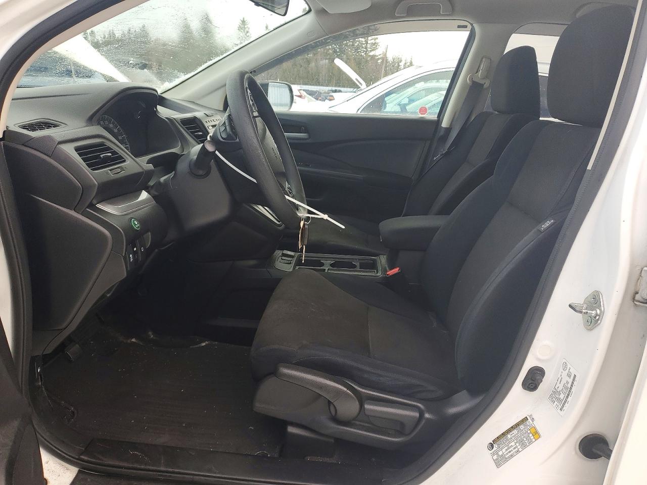 2015 Honda Cr-v Lx White vin: 2HKRM4H32FH130262
