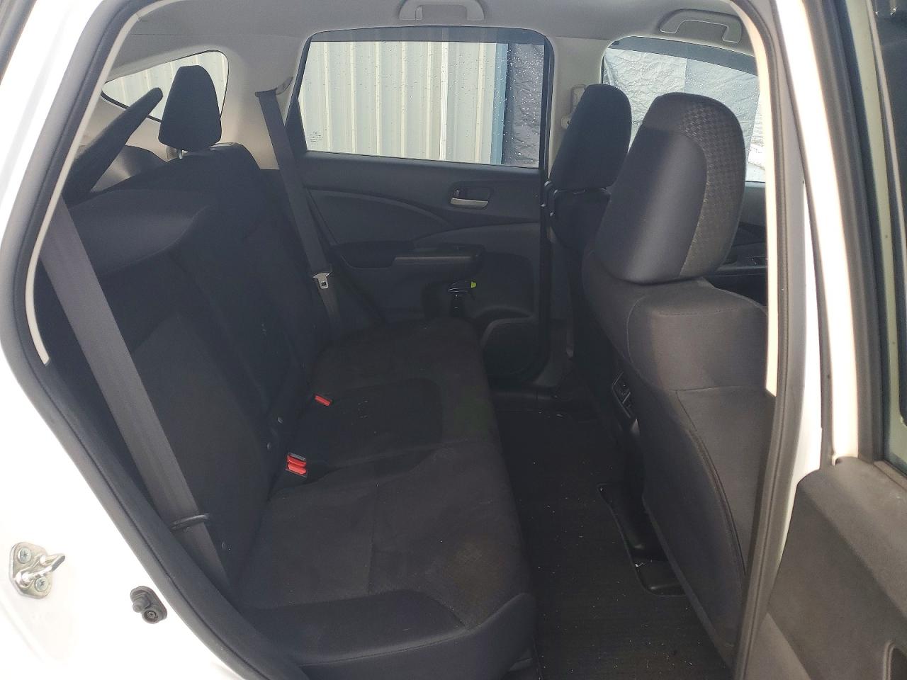 2015 Honda Cr-v Lx White vin: 2HKRM4H32FH130262