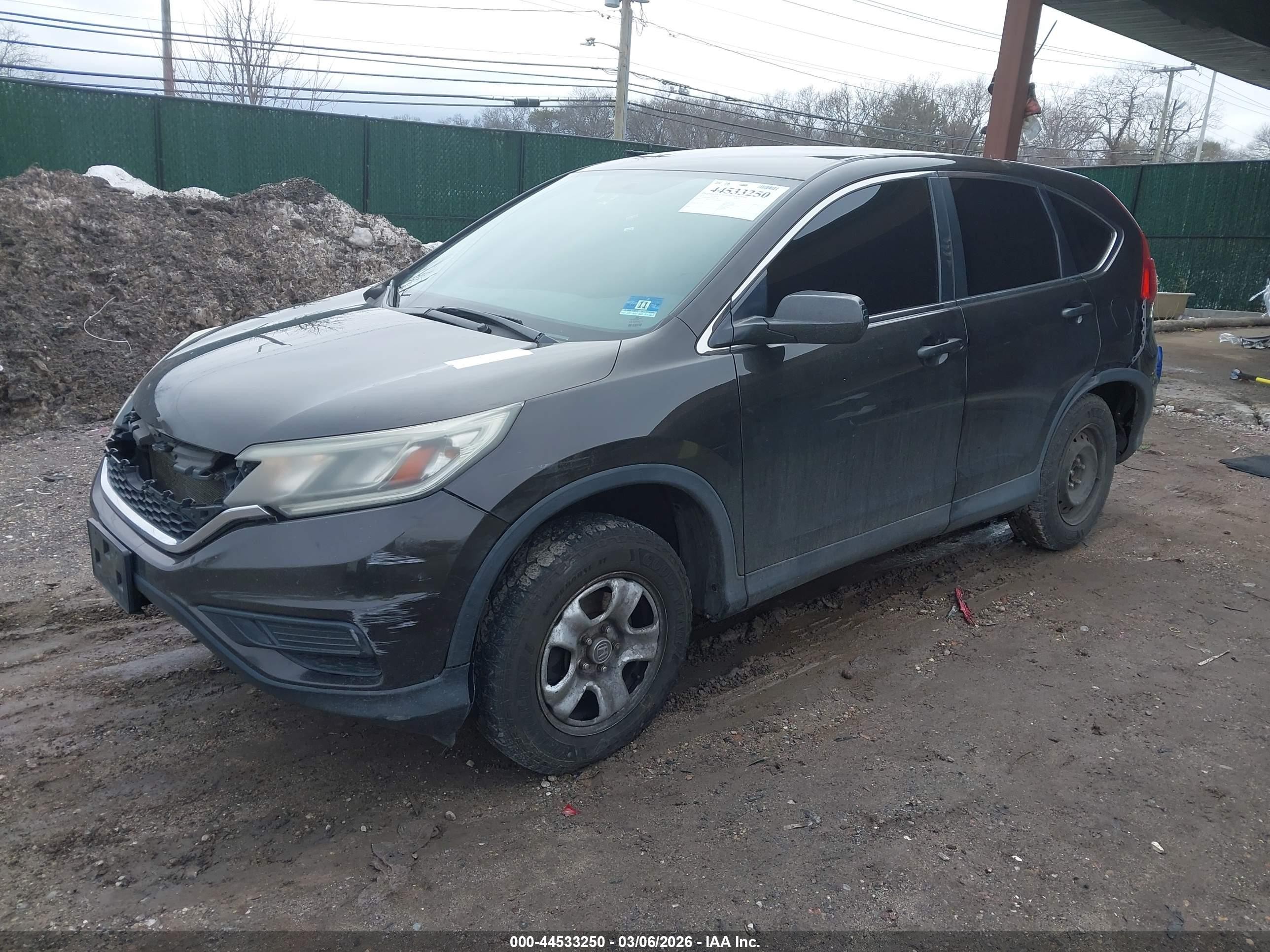 2015 Honda Cr-v Lx Brown vin: 2HKRM4H32FH601780