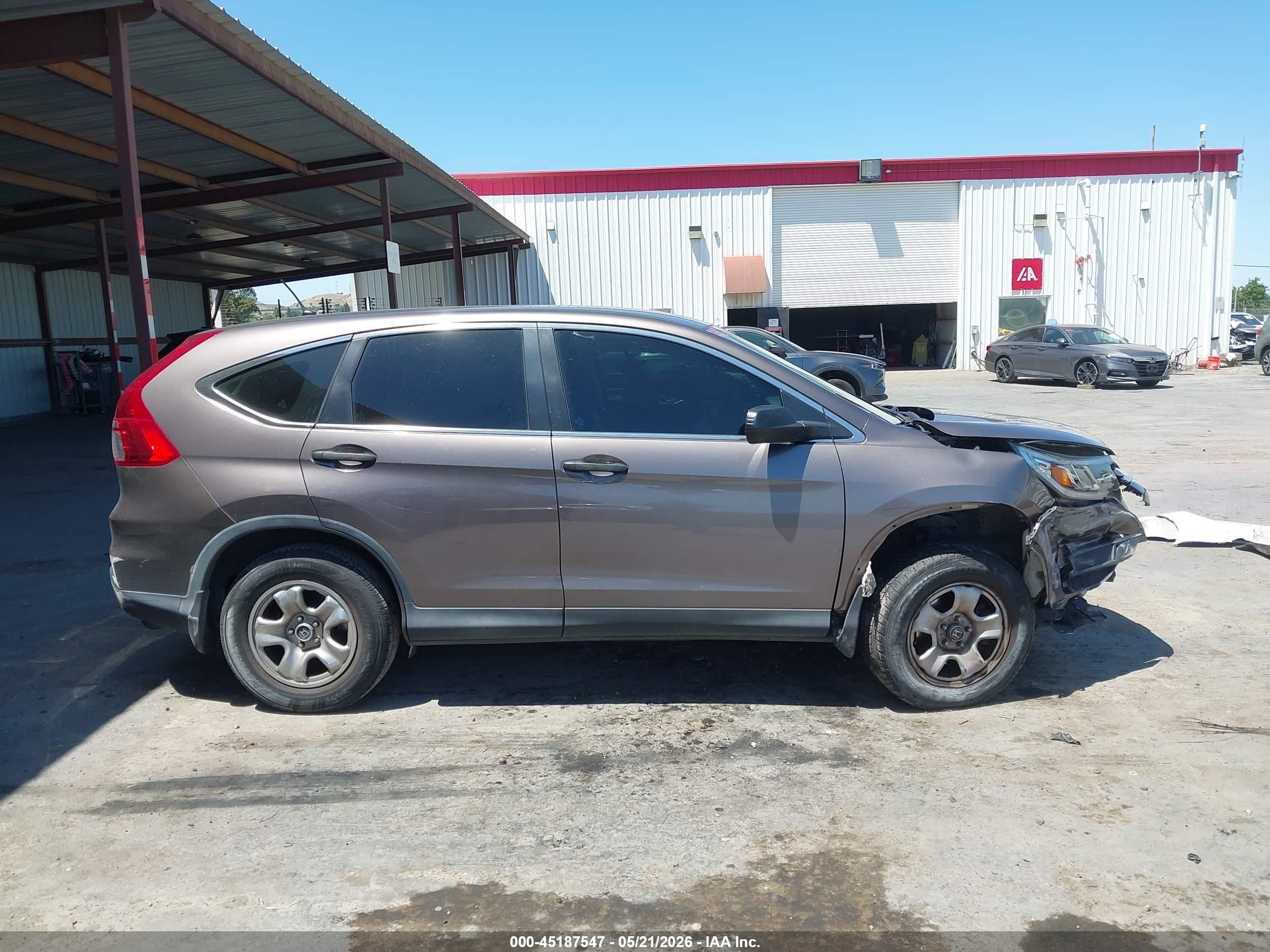 2015 Honda Cr-v Lx Серый vin: 2HKRM4H32FH618028