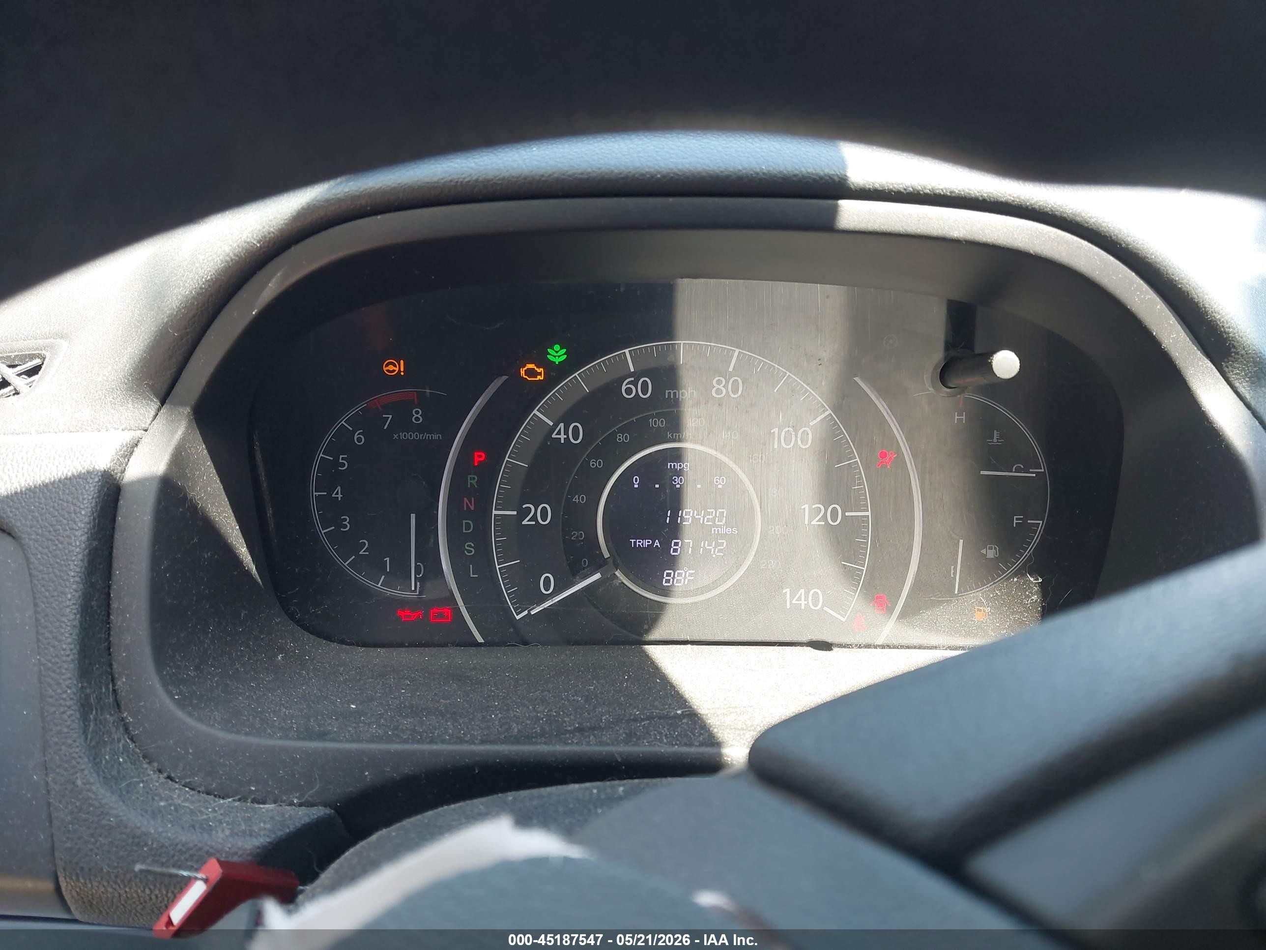 2015 Honda Cr-v Lx Серый vin: 2HKRM4H32FH618028
