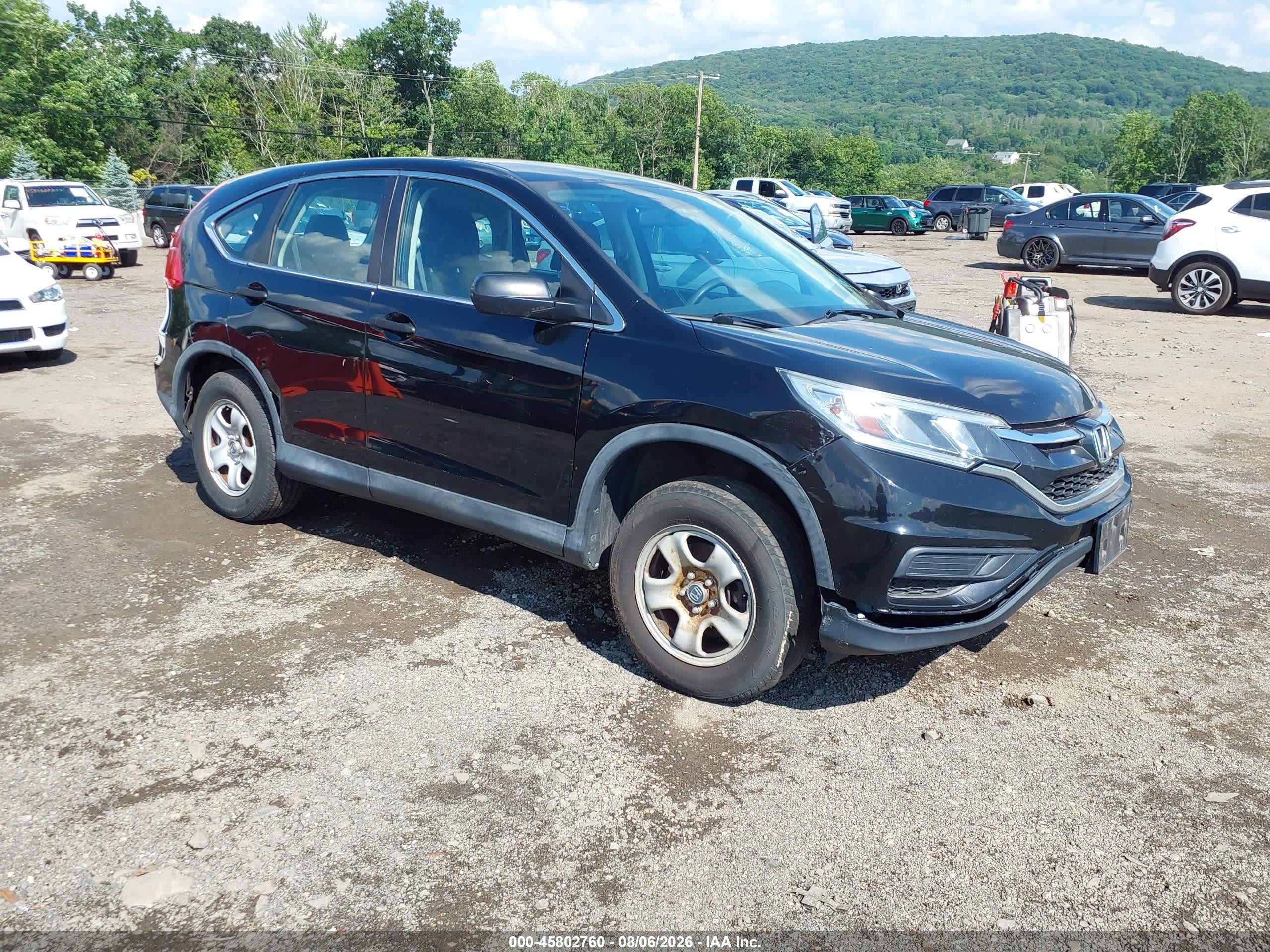 2015 Honda Cr-v Lx Черный vin: 2HKRM4H32FH697121