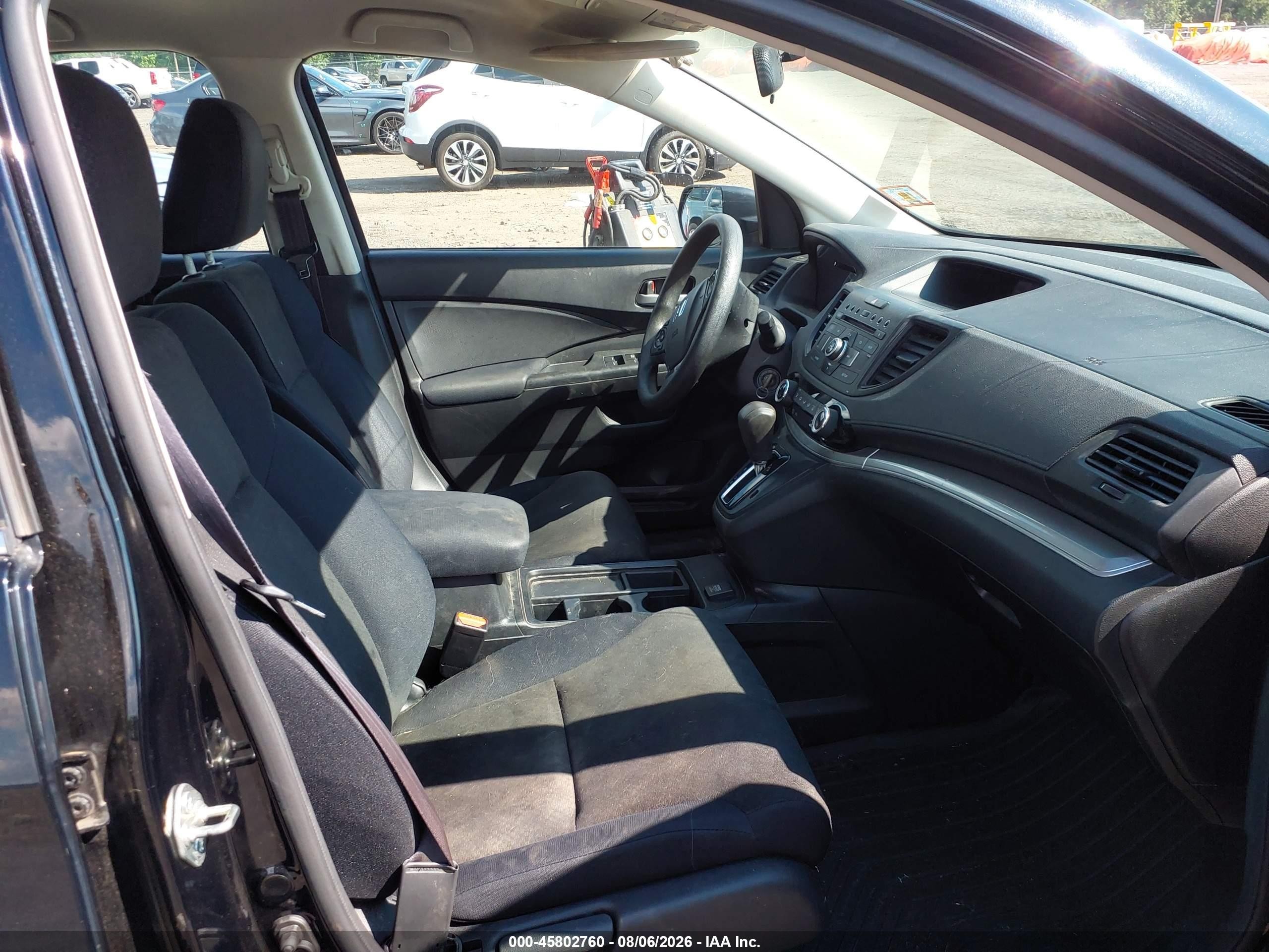 2015 Honda Cr-v Lx Black vin: 2HKRM4H32FH697121