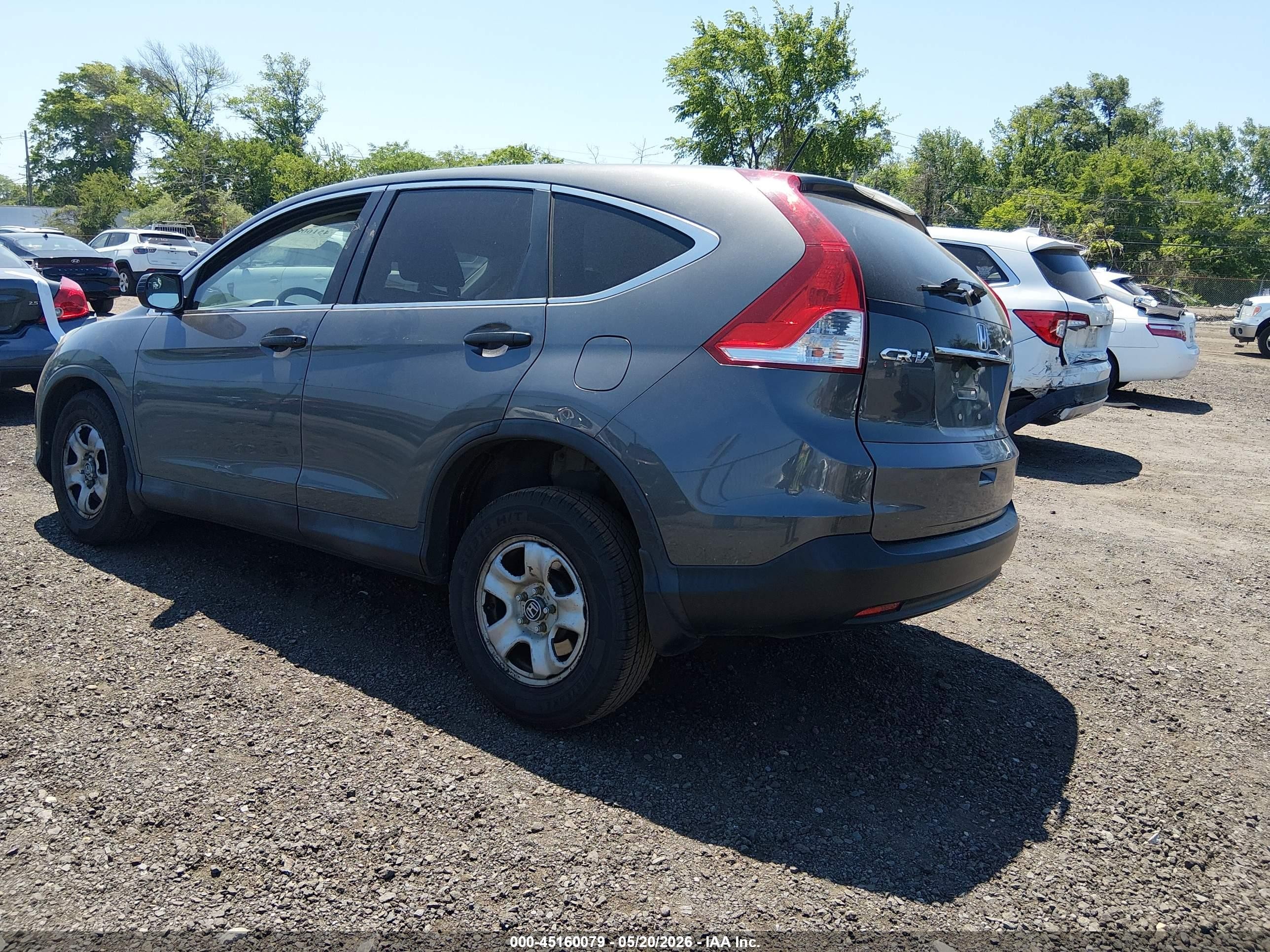 2013 Honda Cr-v Lx Black vin: 2HKRM4H33DH120692