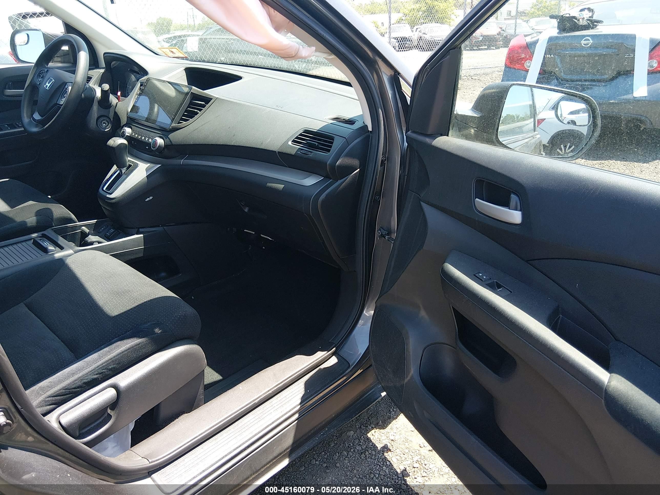 2013 Honda Cr-v Lx Black vin: 2HKRM4H33DH120692