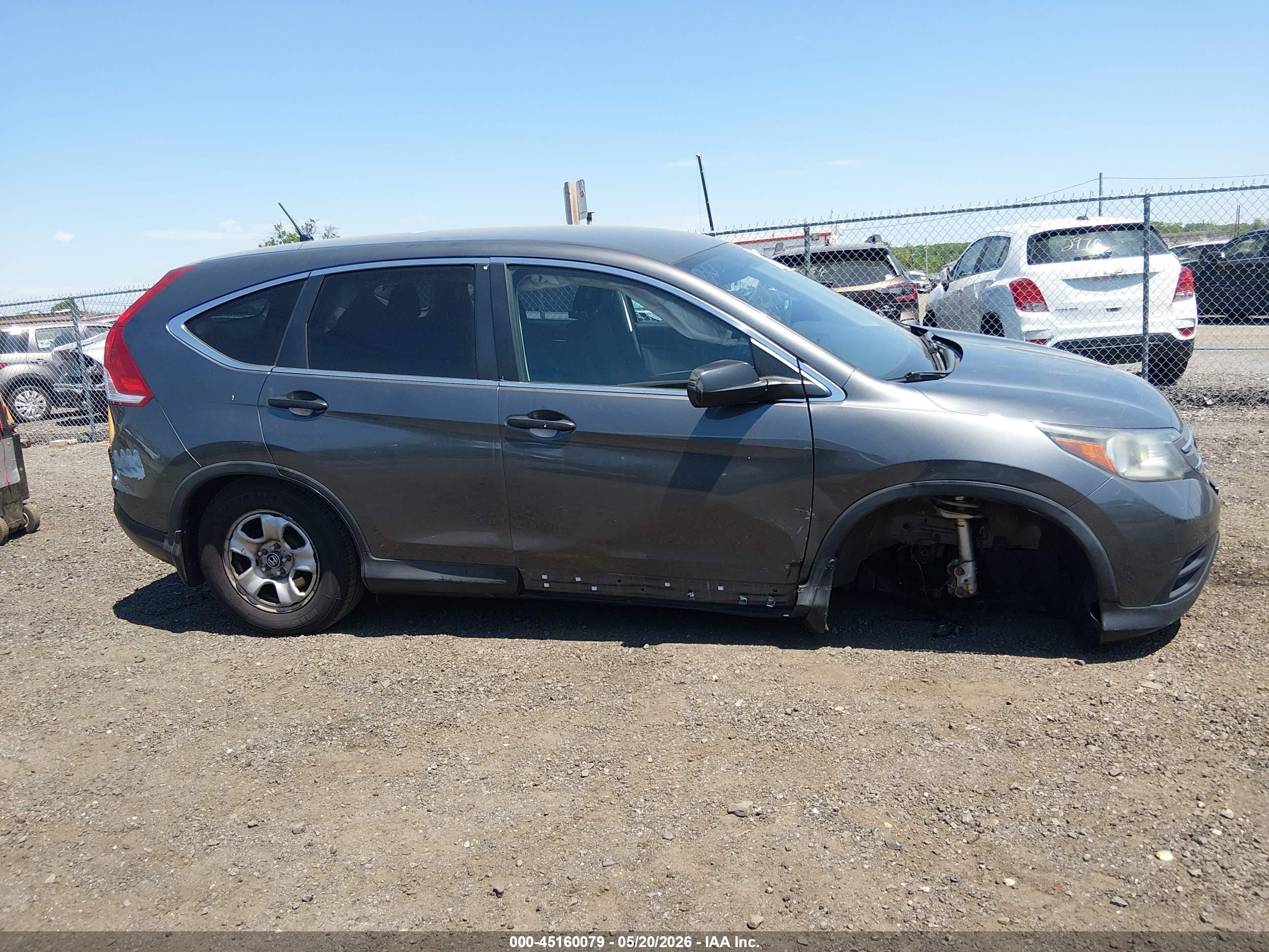 2013 Honda Cr-v Lx Black vin: 2HKRM4H33DH120692