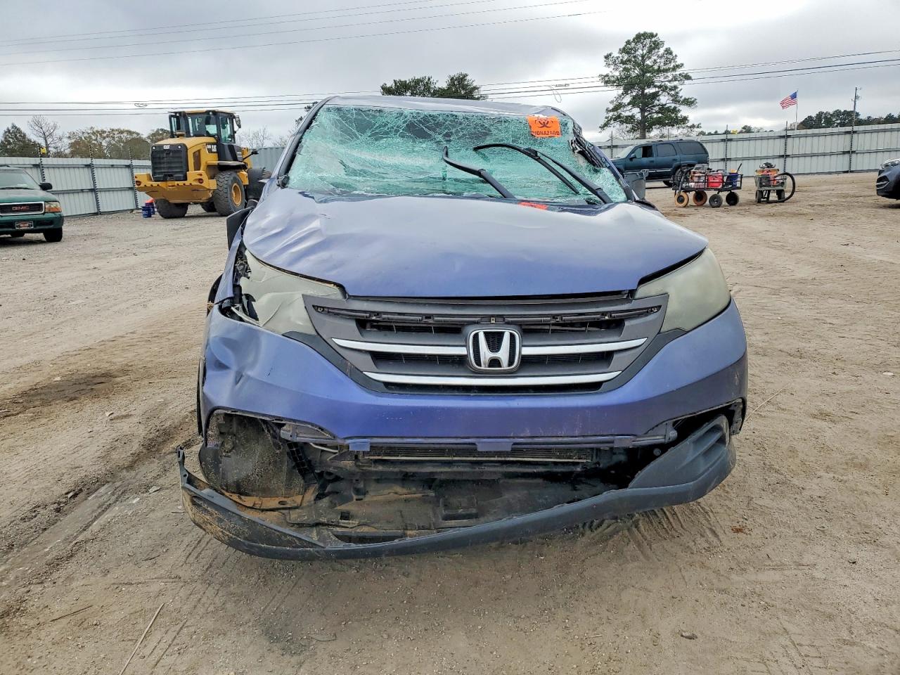 2013 Honda Cr-v Lx Blue vin: 2HKRM4H33DH620979