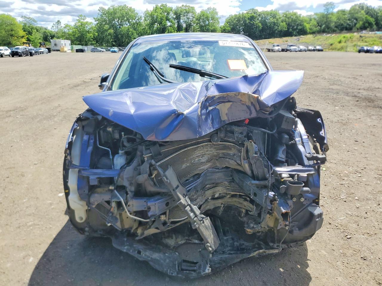 2013 Honda Cr-v Lx Blue vin: 2HKRM4H33DH623364