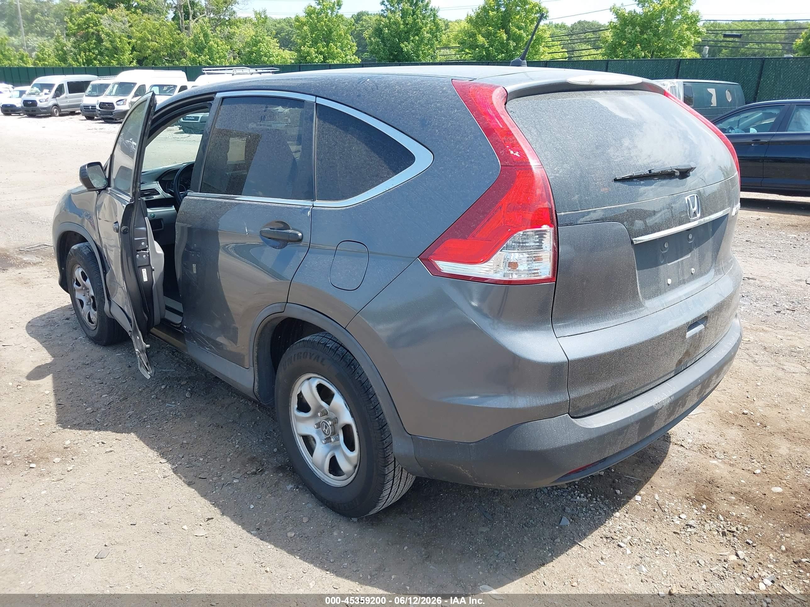 2013 Honda Cr-v Lx Серый vin: 2HKRM4H33DH632680