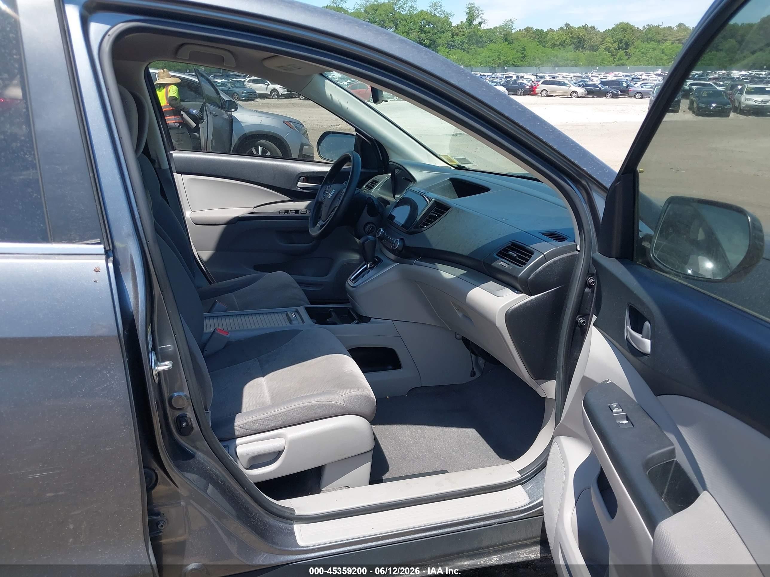 2013 Honda Cr-v Lx Серый vin: 2HKRM4H33DH632680
