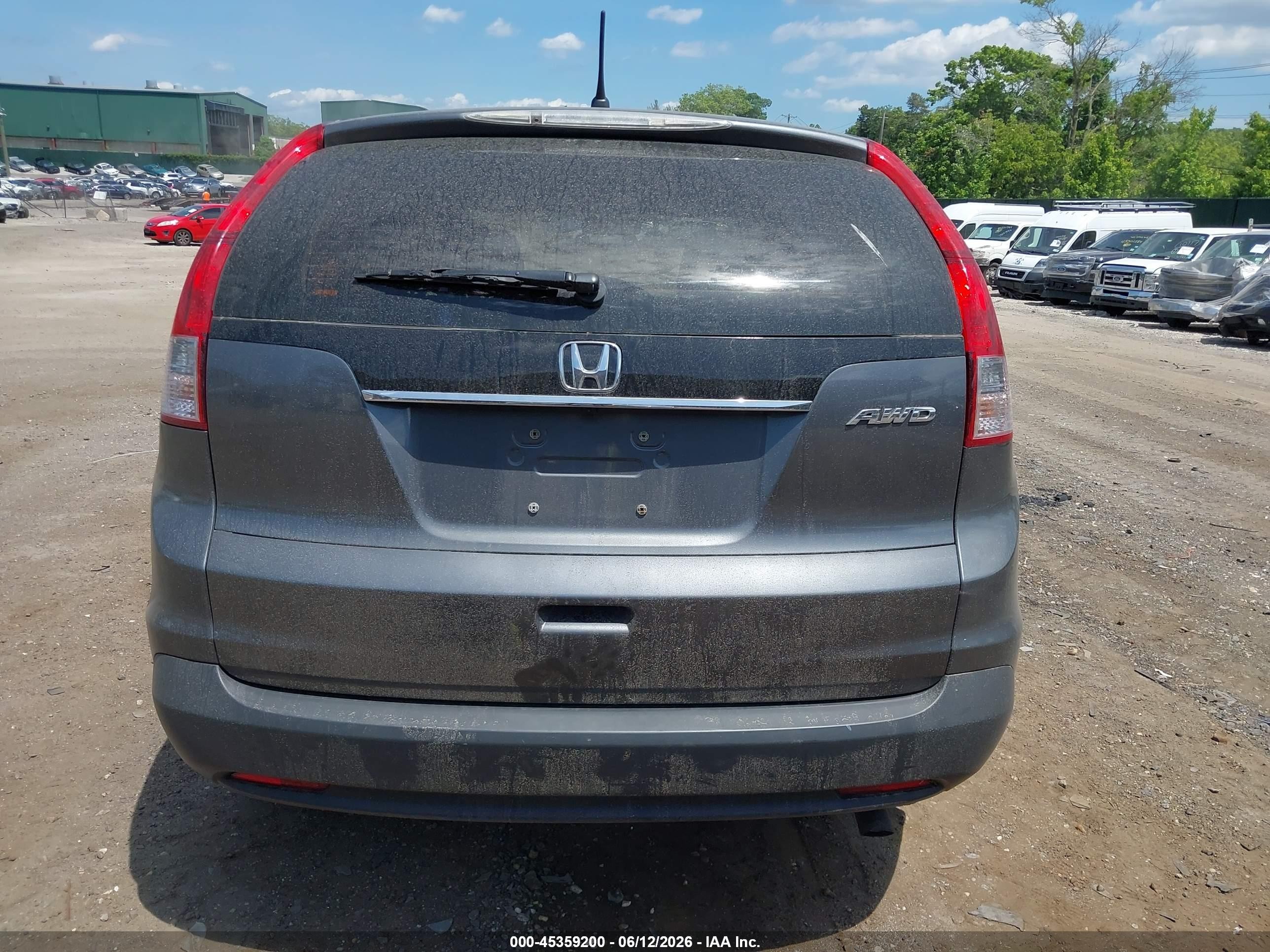 2013 Honda Cr-v Lx Серый vin: 2HKRM4H33DH632680