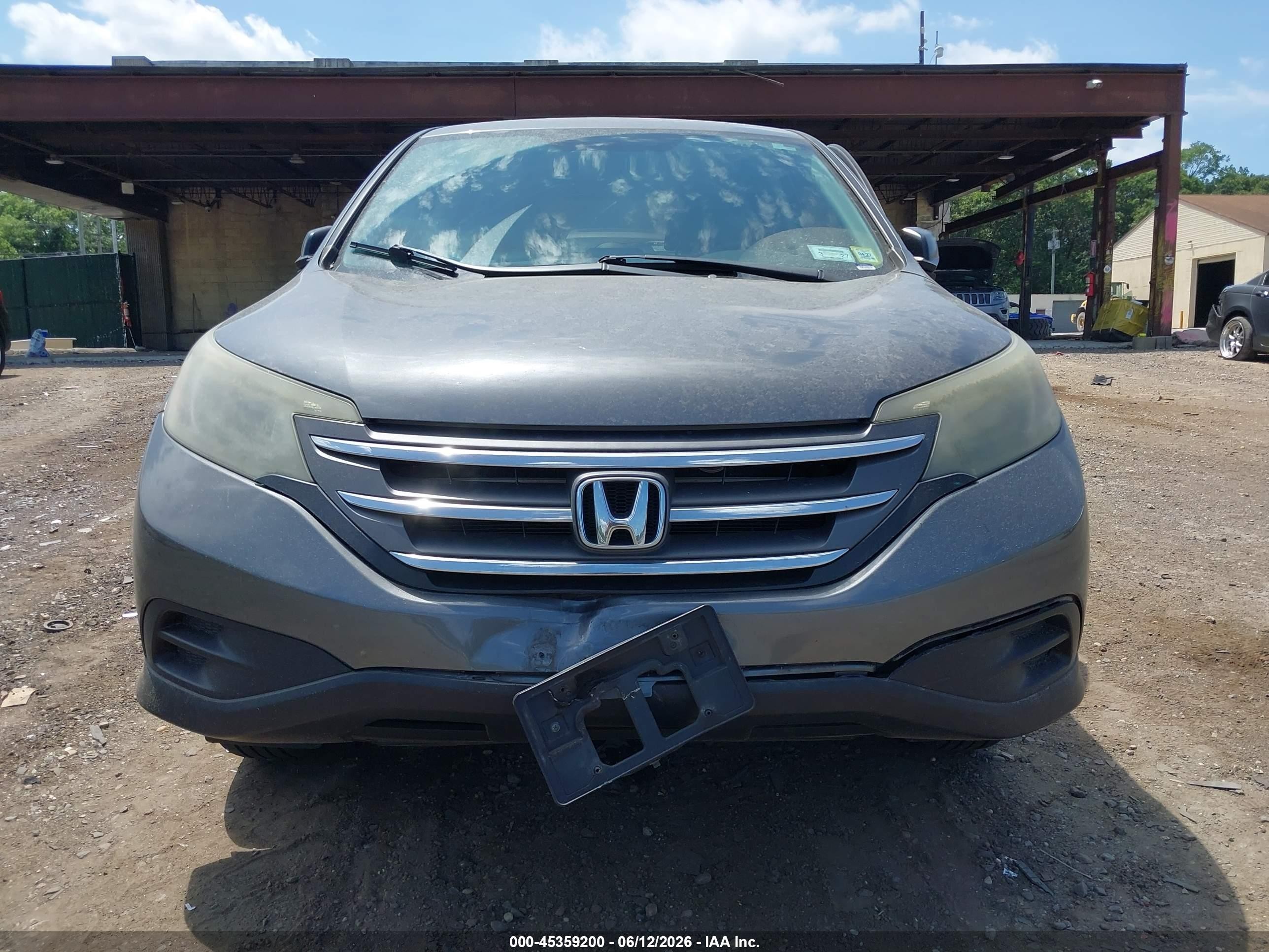2013 Honda Cr-v Lx Серый vin: 2HKRM4H33DH632680
