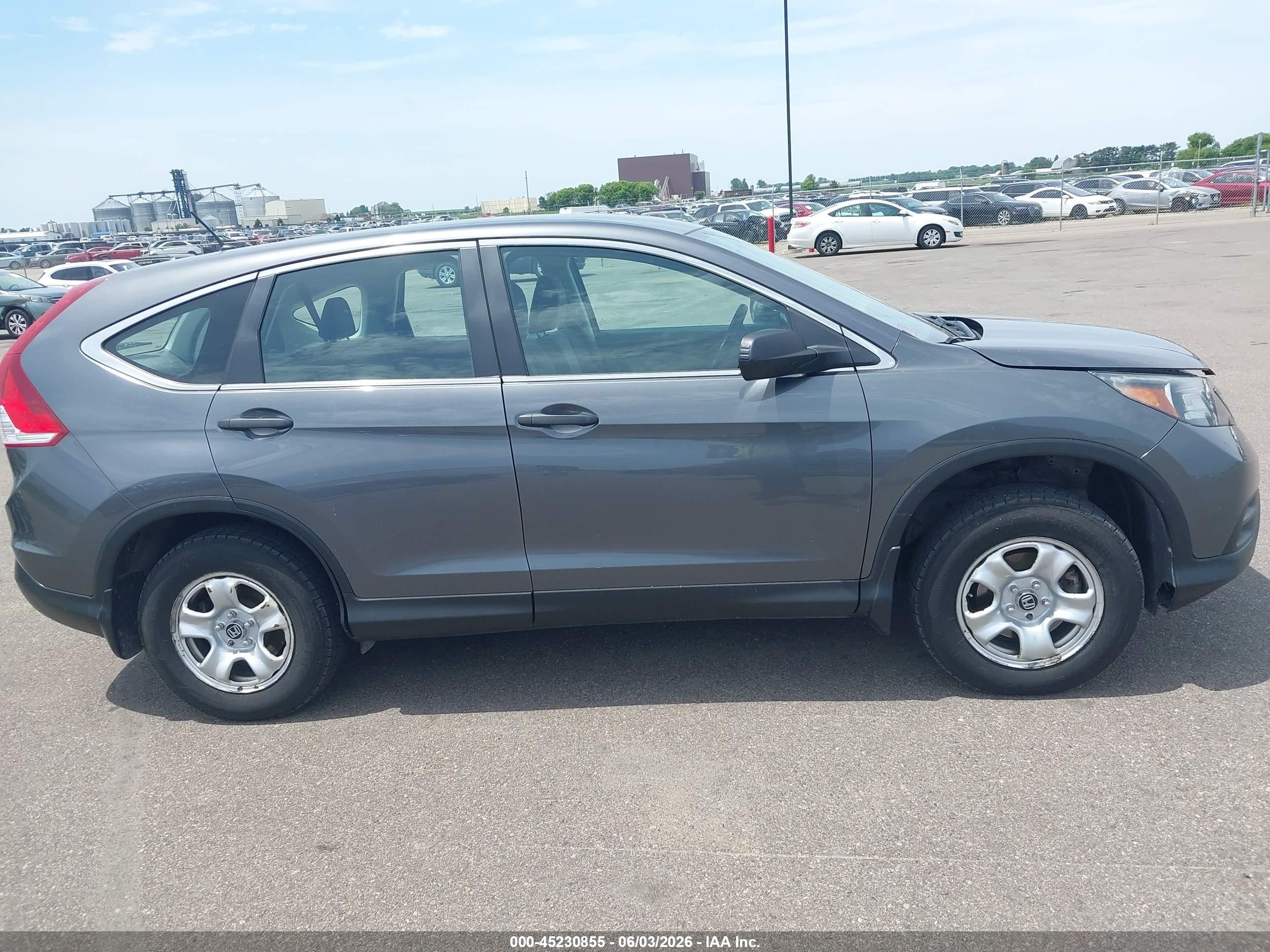 2013 Honda Cr-v Lx Серый vin: 2HKRM4H33DH660009